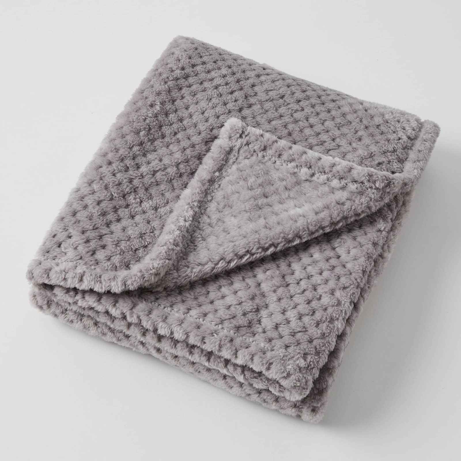 Jiggle & Giggle Baby Blanket Honeycomb Weave - Aria Grey | Cot | Baby ...