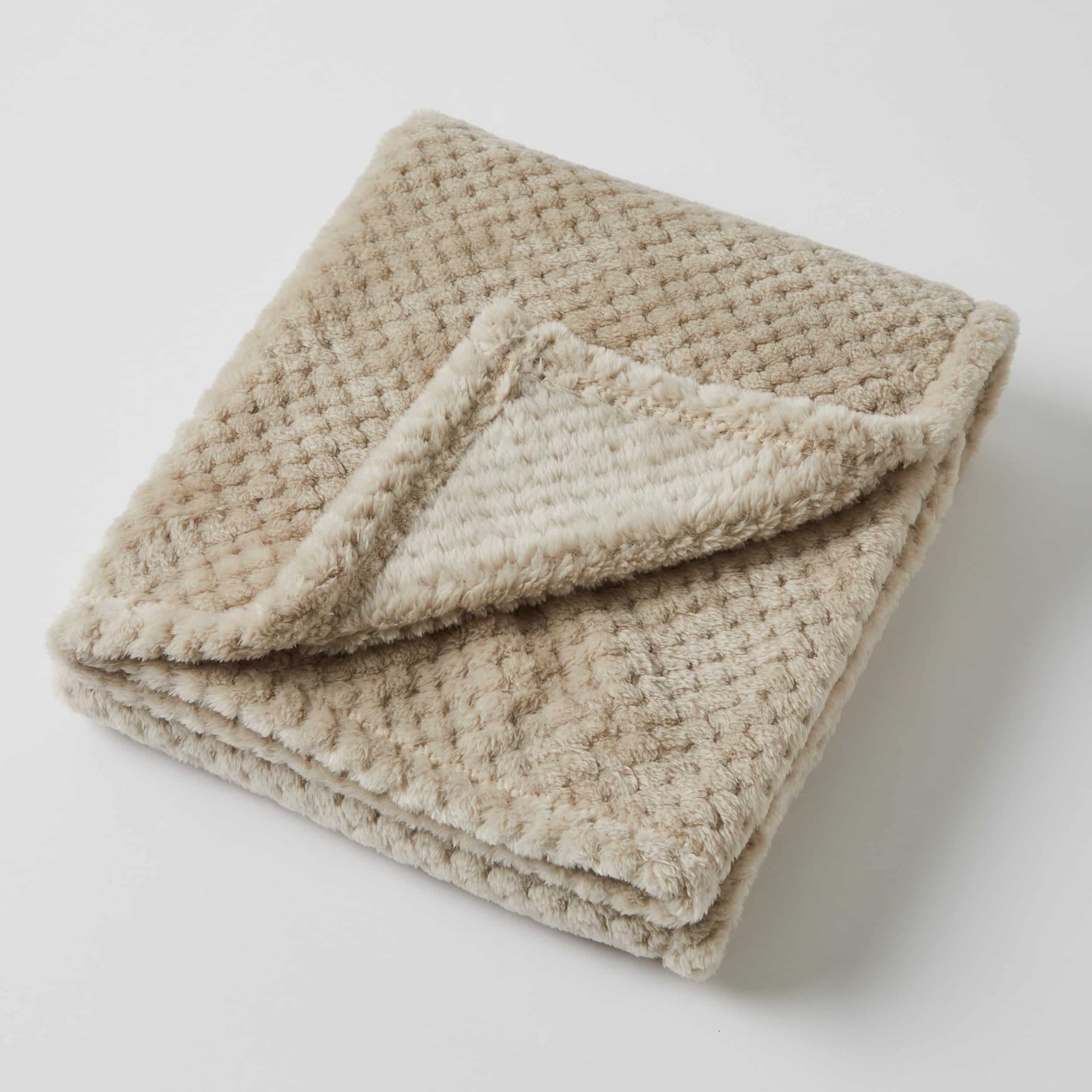 Jiggle & Giggle Baby Blanket Honeycomb Weave - Aria Latte | Cot | Baby ...