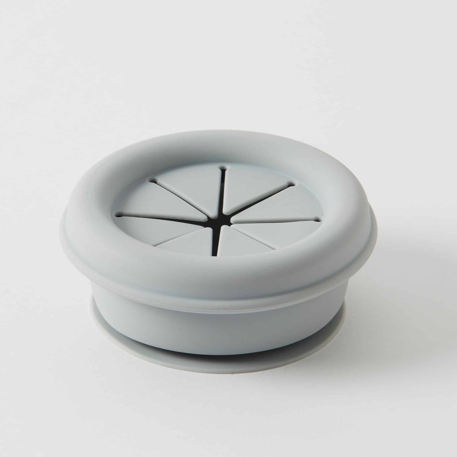 Nordic Kids Henny Silicone Collapsible Snack Cup Food Container Steele