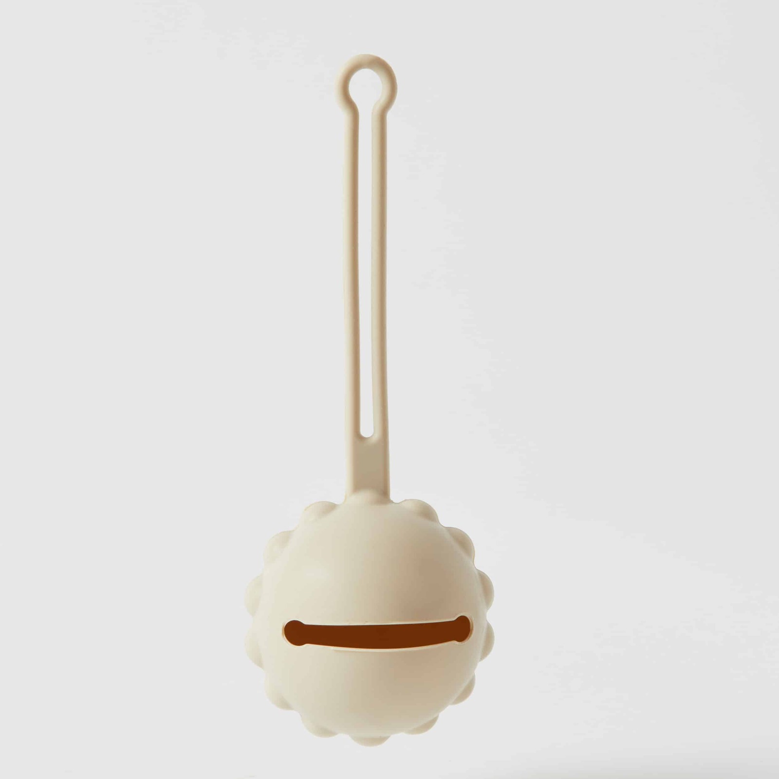 Nordic Kids Baby Henny Silicone Holder For Dummy Almond 2 Pack