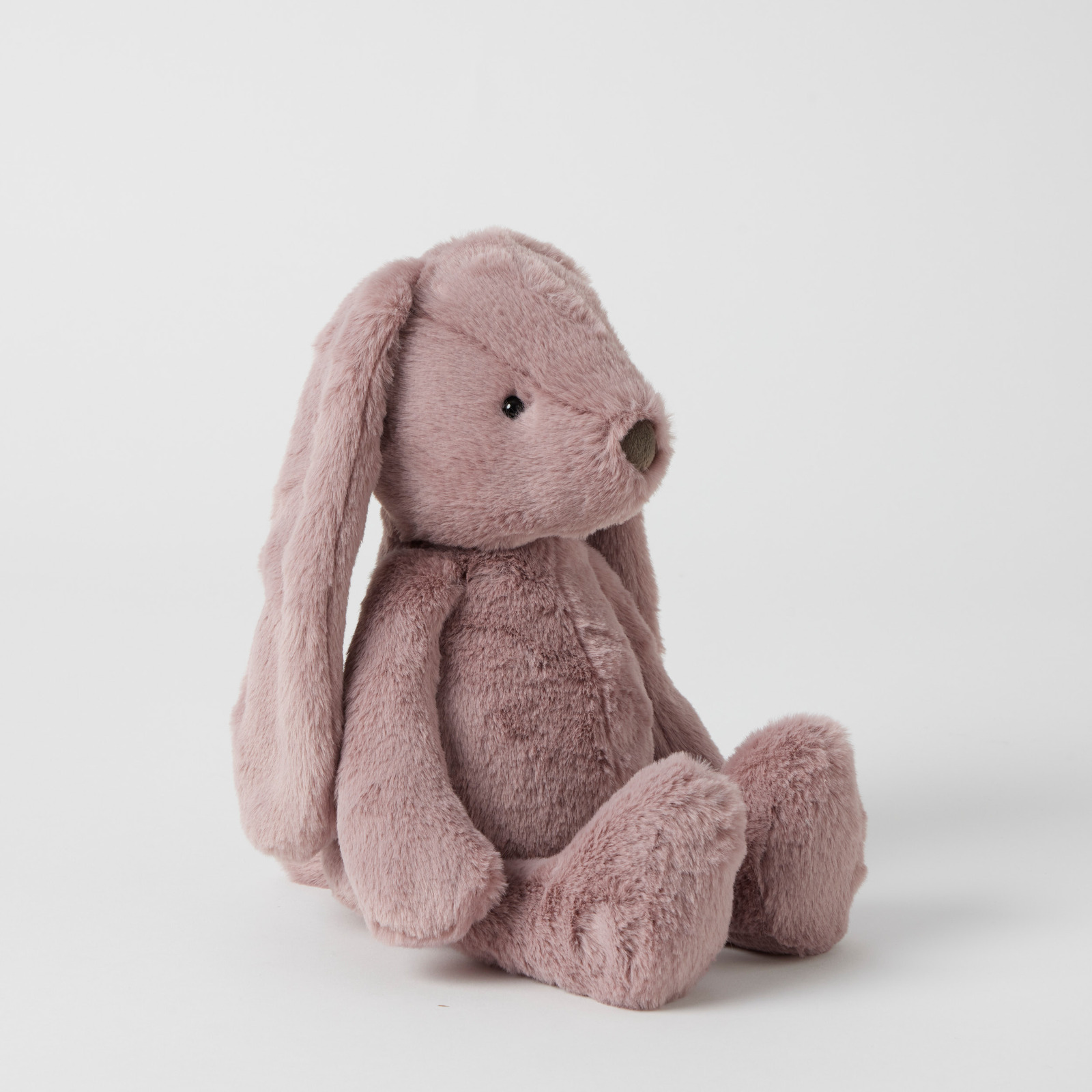 Jiggle & Giggle Mauve Bunny Medium Ultra Plush Baby/Children's Soft Toy ...