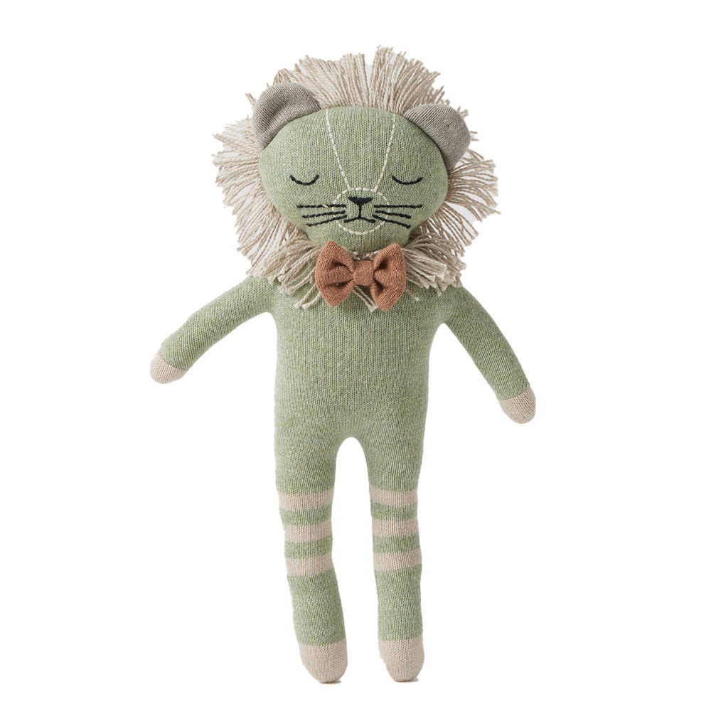 Nordic Kids Ollie Lion Newborn/Childrens Cotton Plush Soft Toy 27x14cm