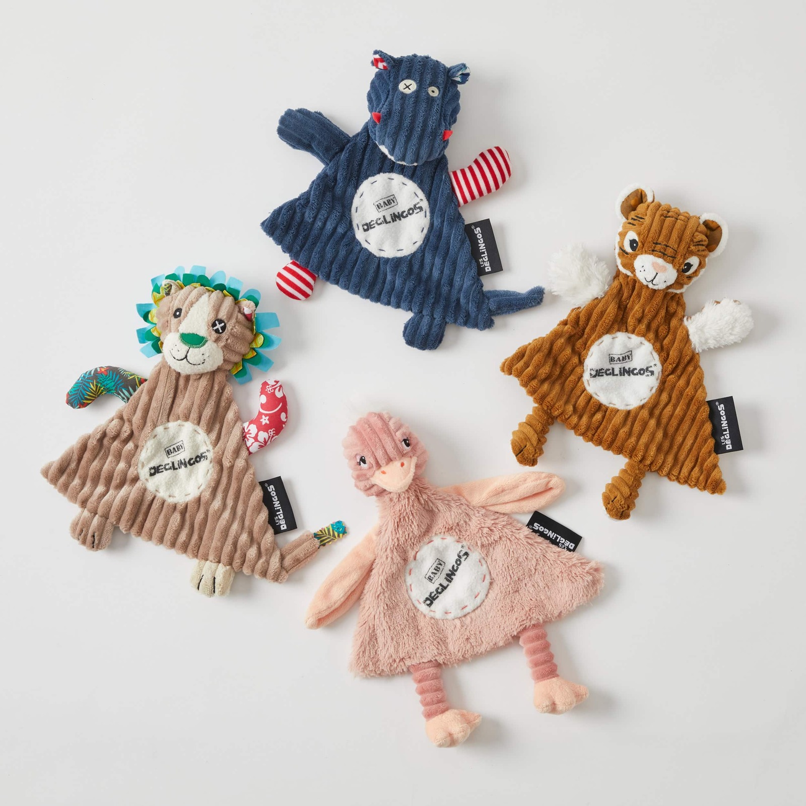 Les Deglingos Baby Jelekros The Lion Comforter Soothing Blanket/Plush