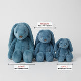 Jiggle & Giggle Blue Bunny Large Ultra Plush Baby/Children's Soft Toy 48cm, Soft Plush Toys