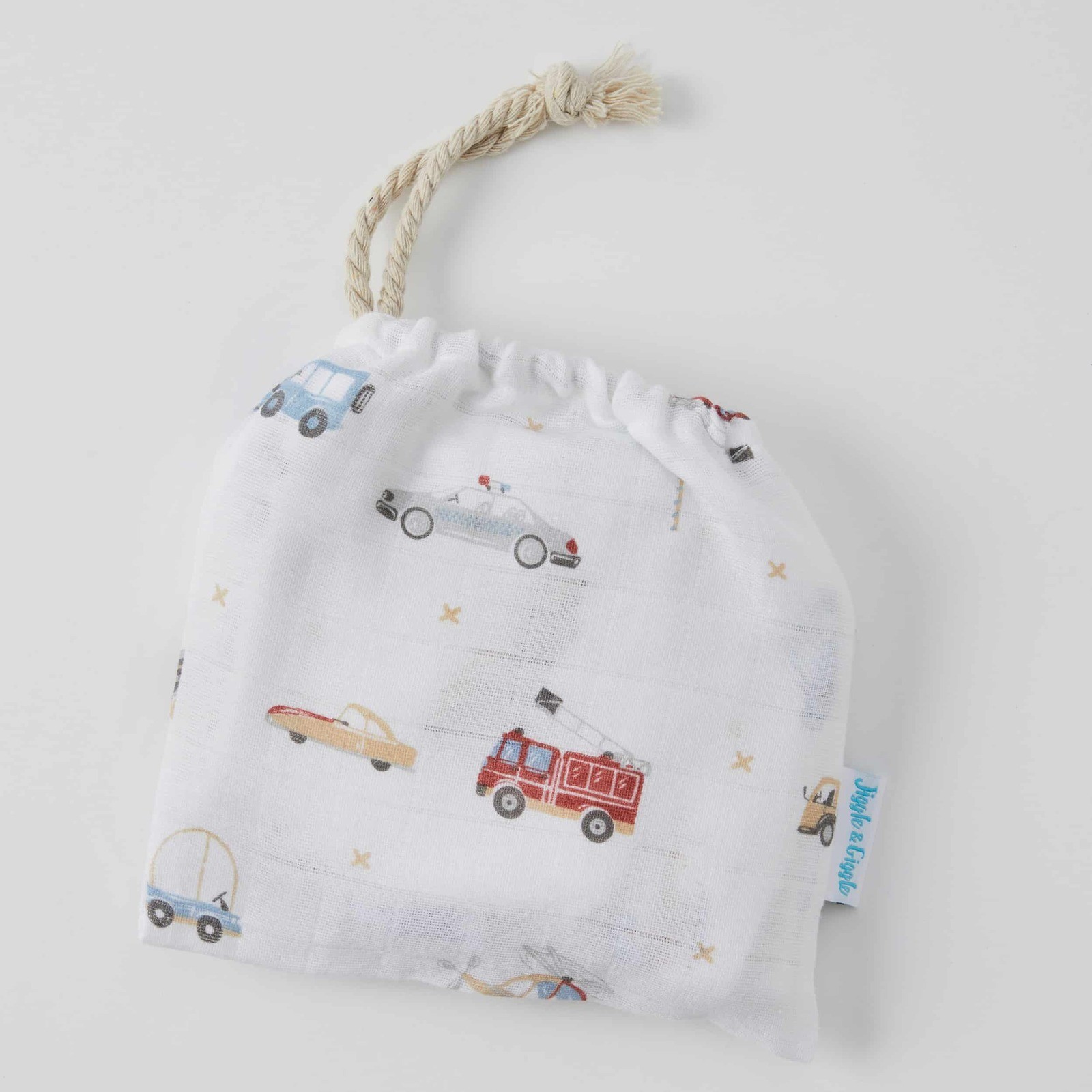 Jiggle & Giggle Cotton Muslin Bib Absorbent with Bag Baby Transport