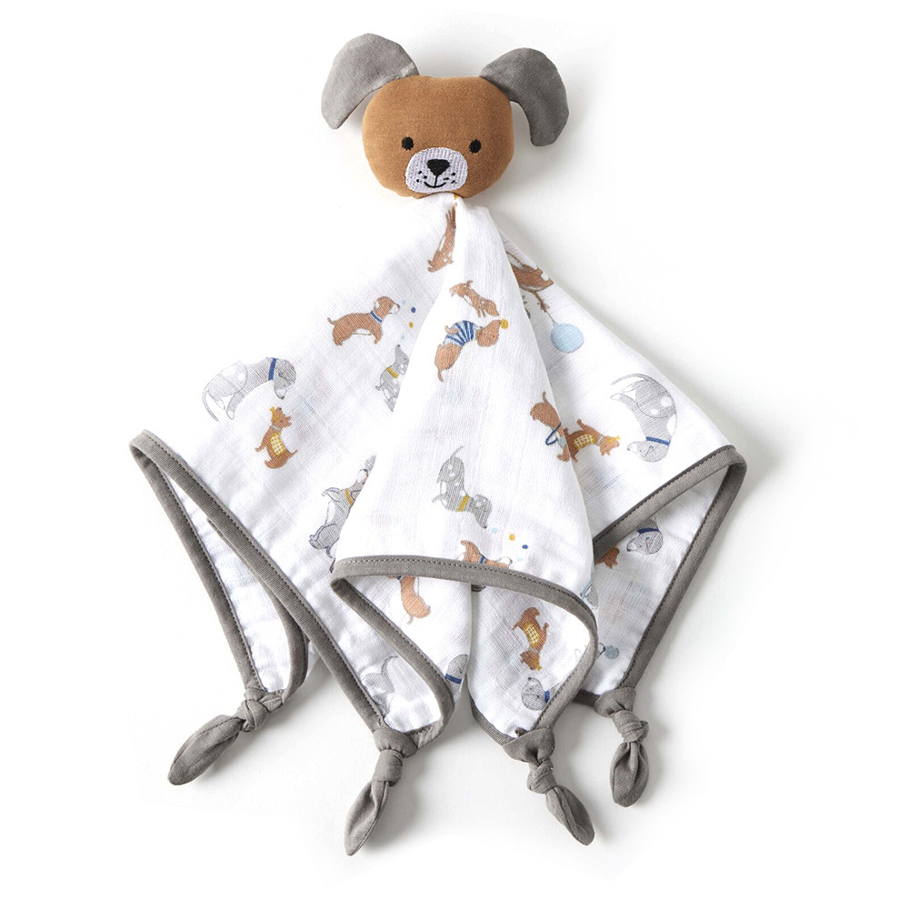 Jiggle Giggle Newborn Infant Comforter Toy Cotton Puppy Play Pram Bassinet Baby Bunting AU