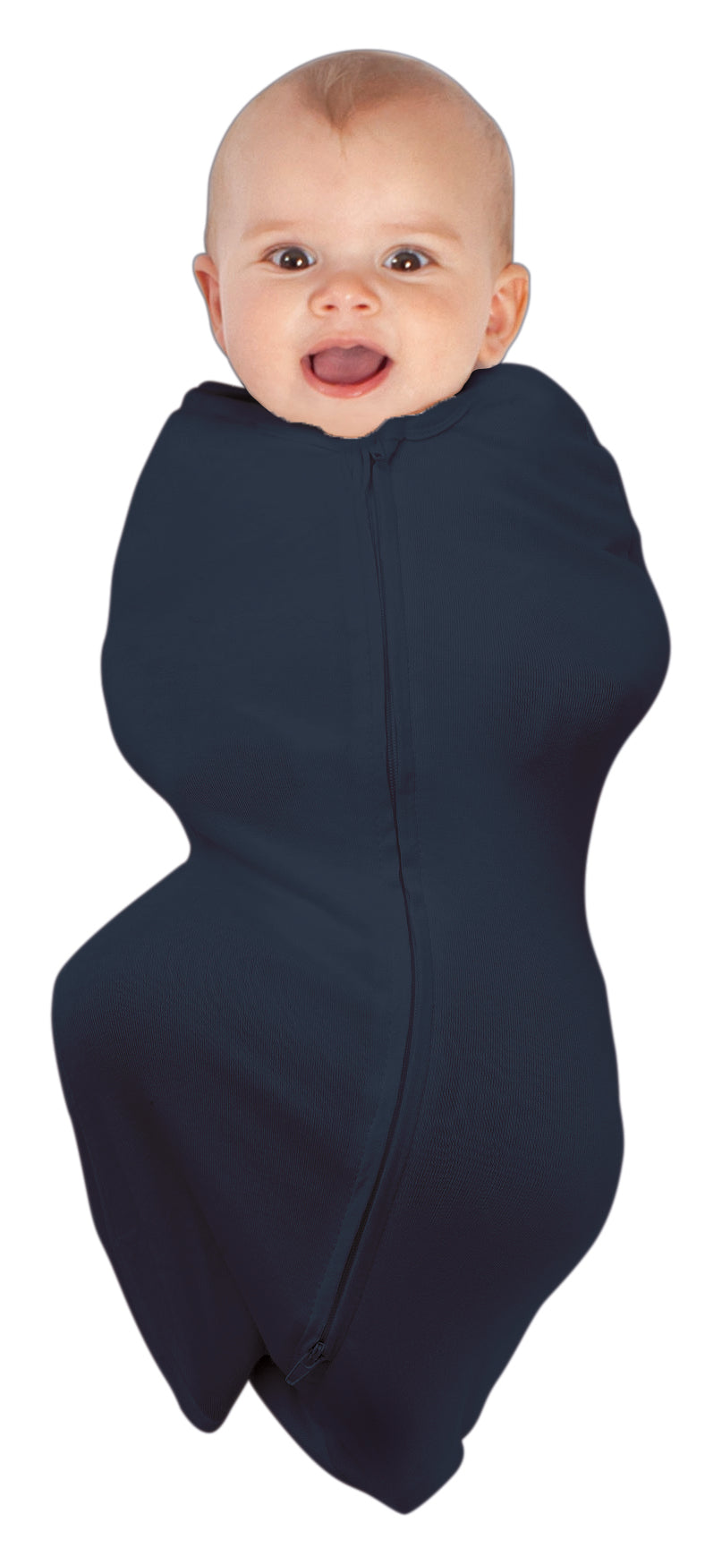 Baby Studio Swaddlepouch Organic Cotton Navy Swaddles Baby Bunting AU