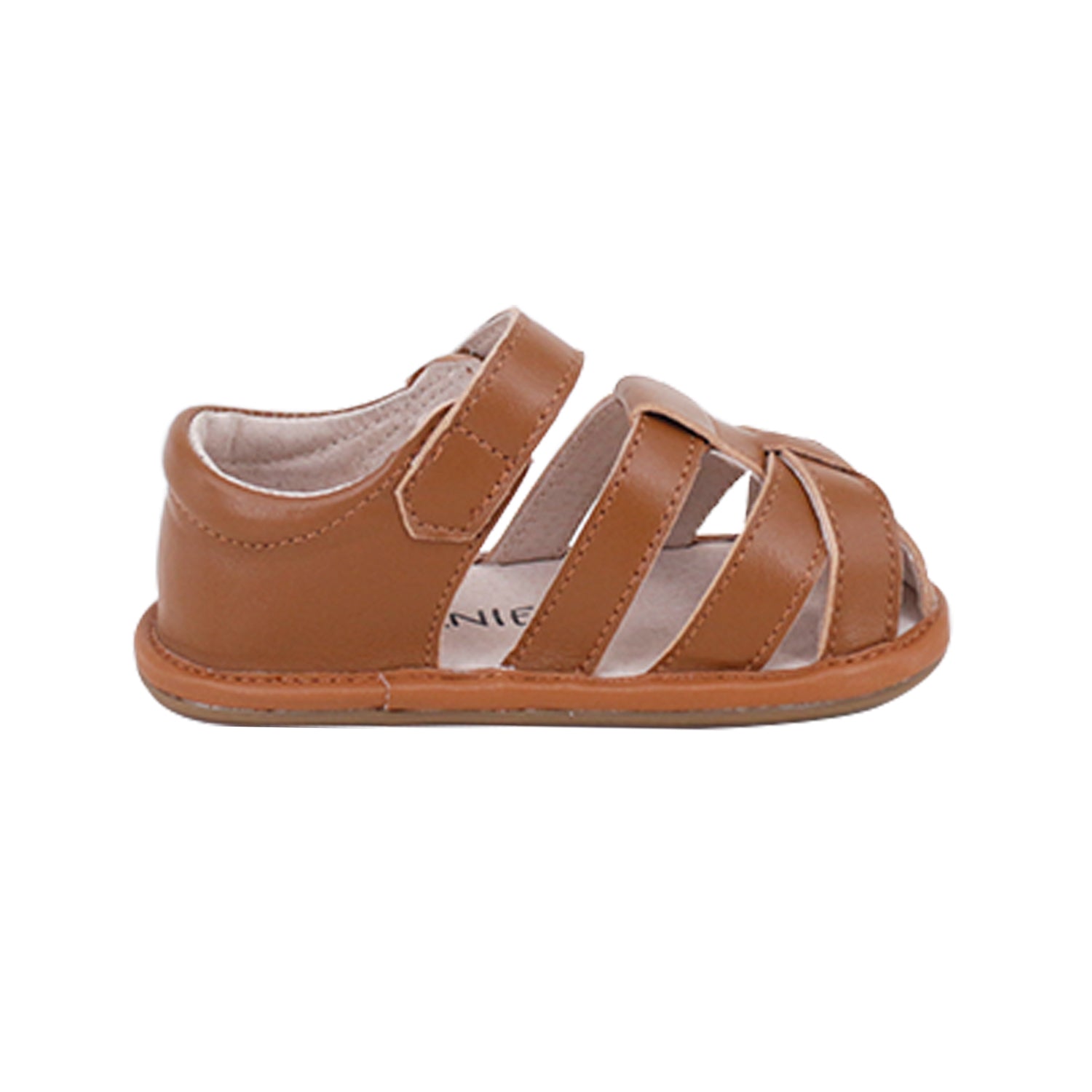 SKEANIE Charlie First/Pre Walker Toddler Sandals Tan Baby Bunting AU