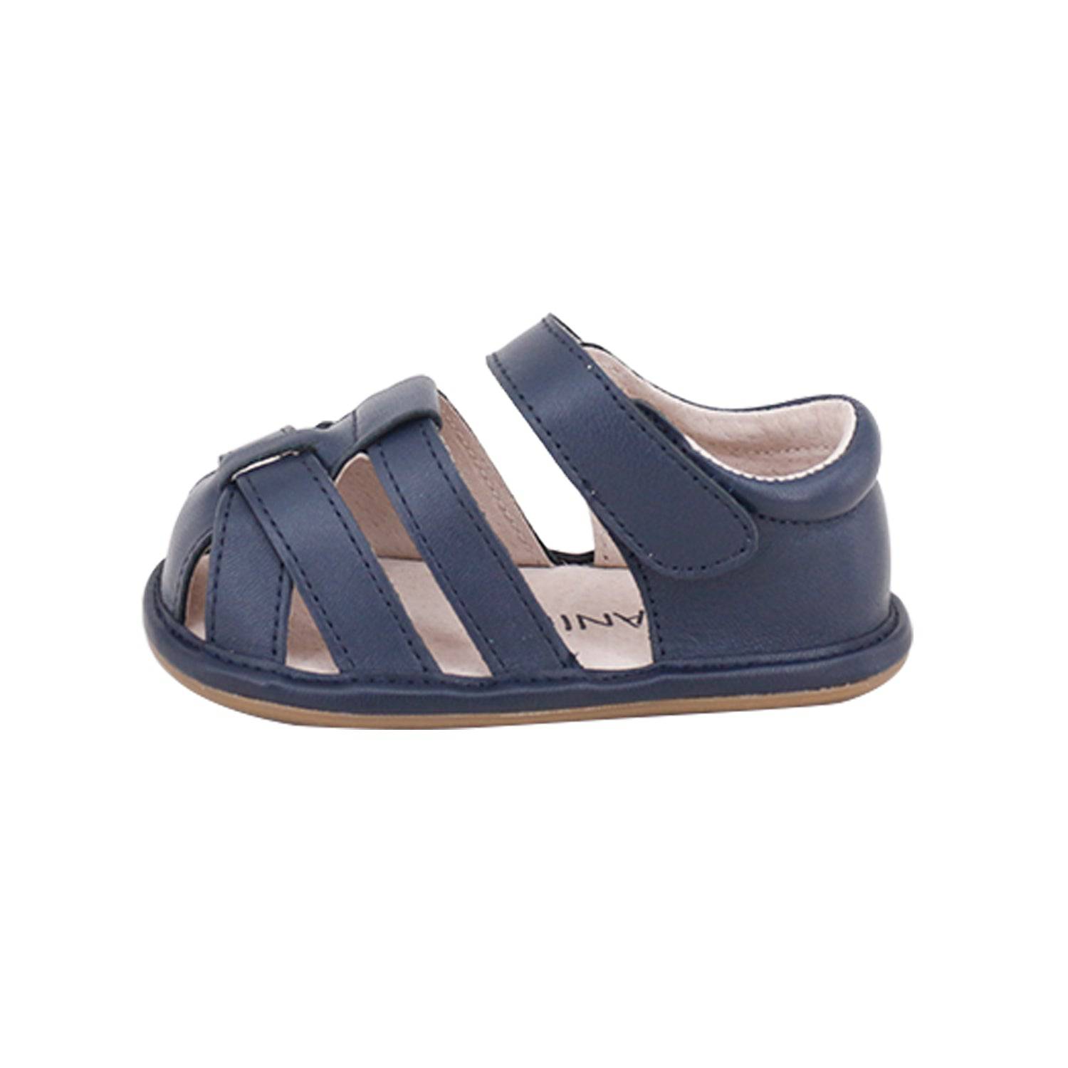 SKEANIE Charlie First/Pre Walker Toddler Sandals Navy Blue | Baby ...