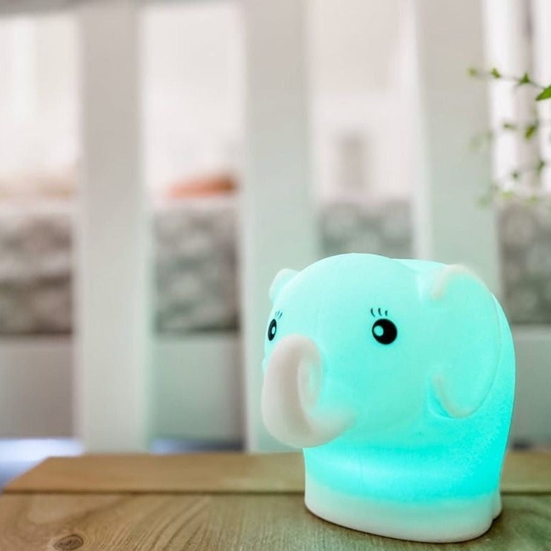 Baby Studio Soft Silicon Night Light Elephant Night Lights Baby
