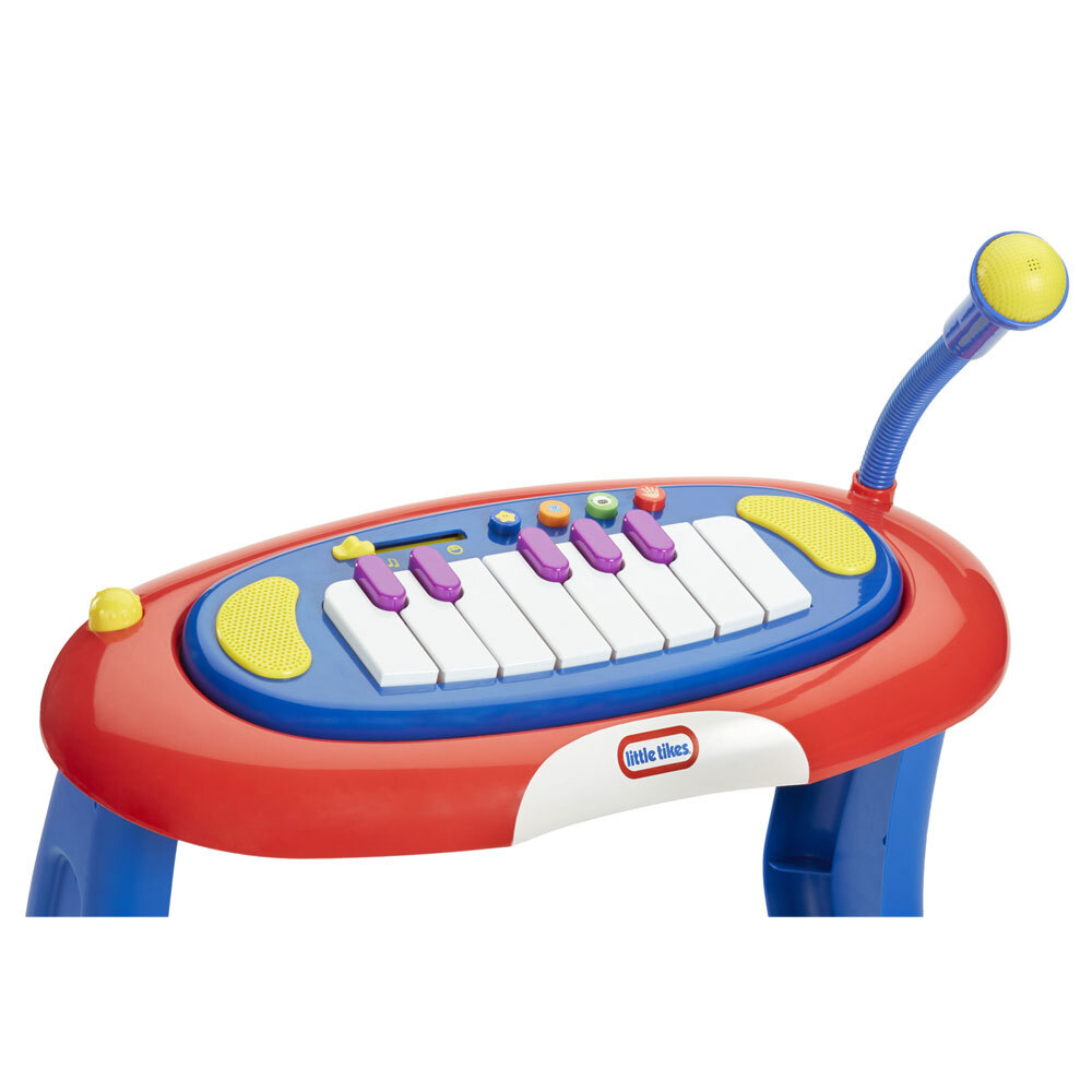 Little Tikes Sing A Long Piano with Mic & Chair Musical Instrument