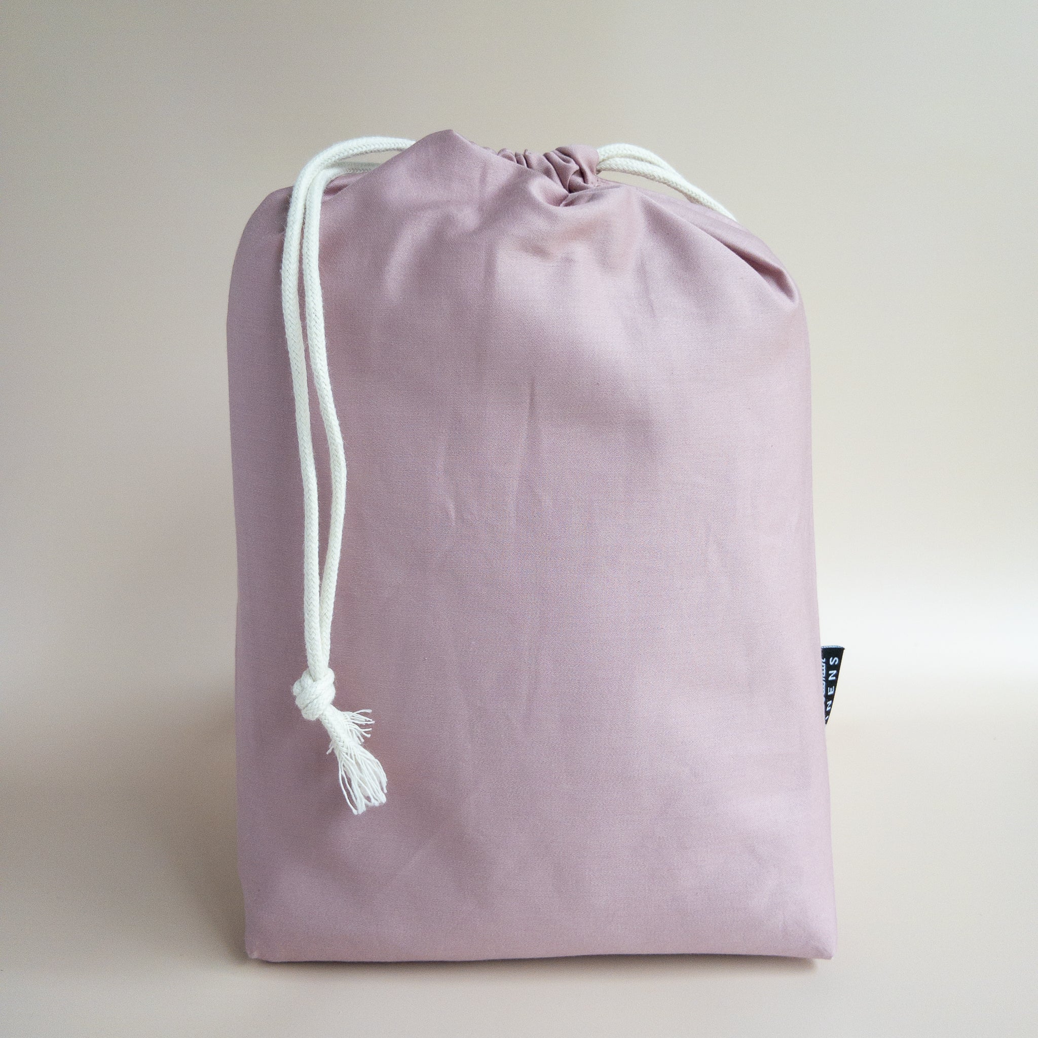 Little Human Linens Cot Waterproof Sheet Muted Mauve Baby Bunting AU