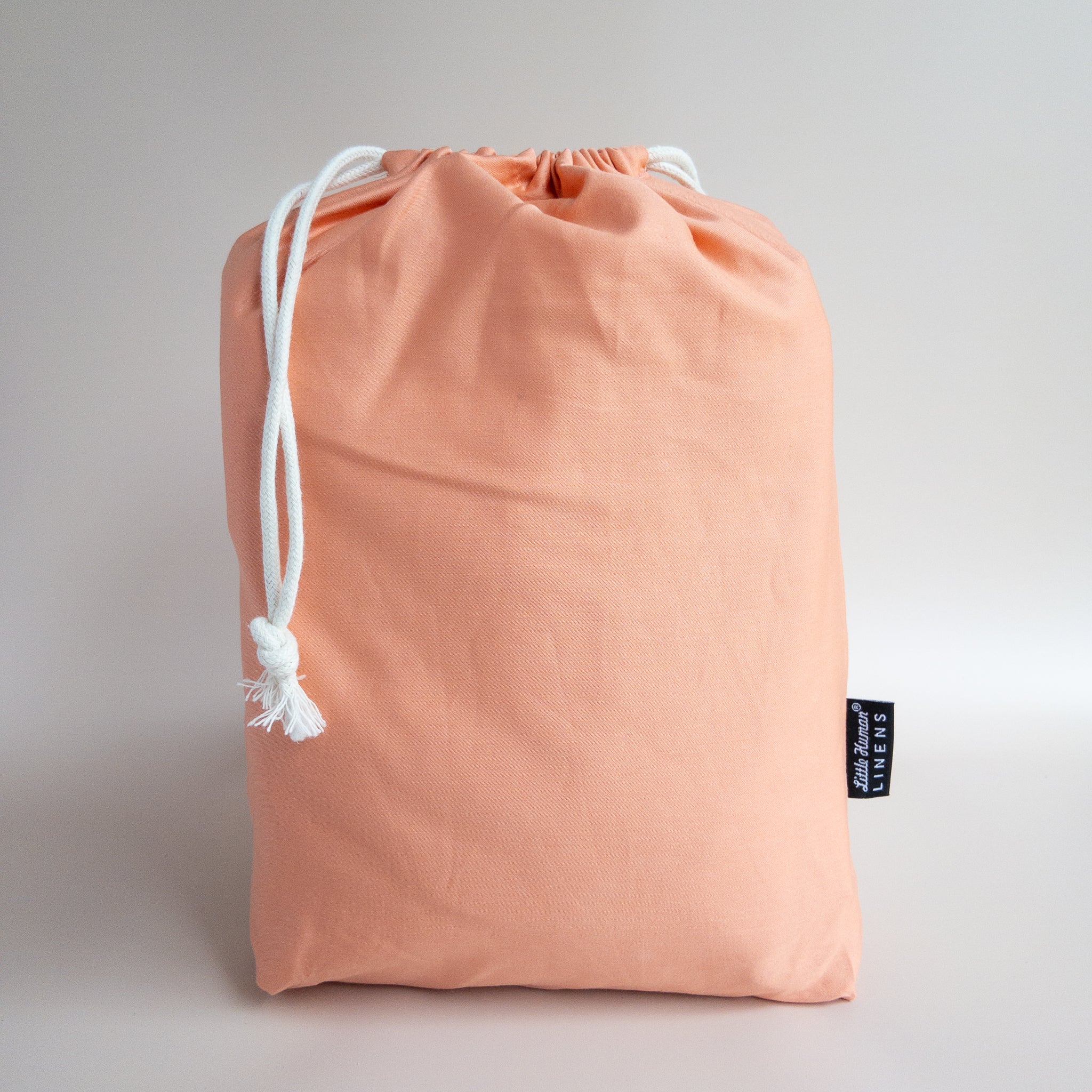 Little Human Linens Cot Waterproof Sheet Terracotta Cot Baby