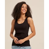 Peachymama Black Bamboo Nursing Tank - Black