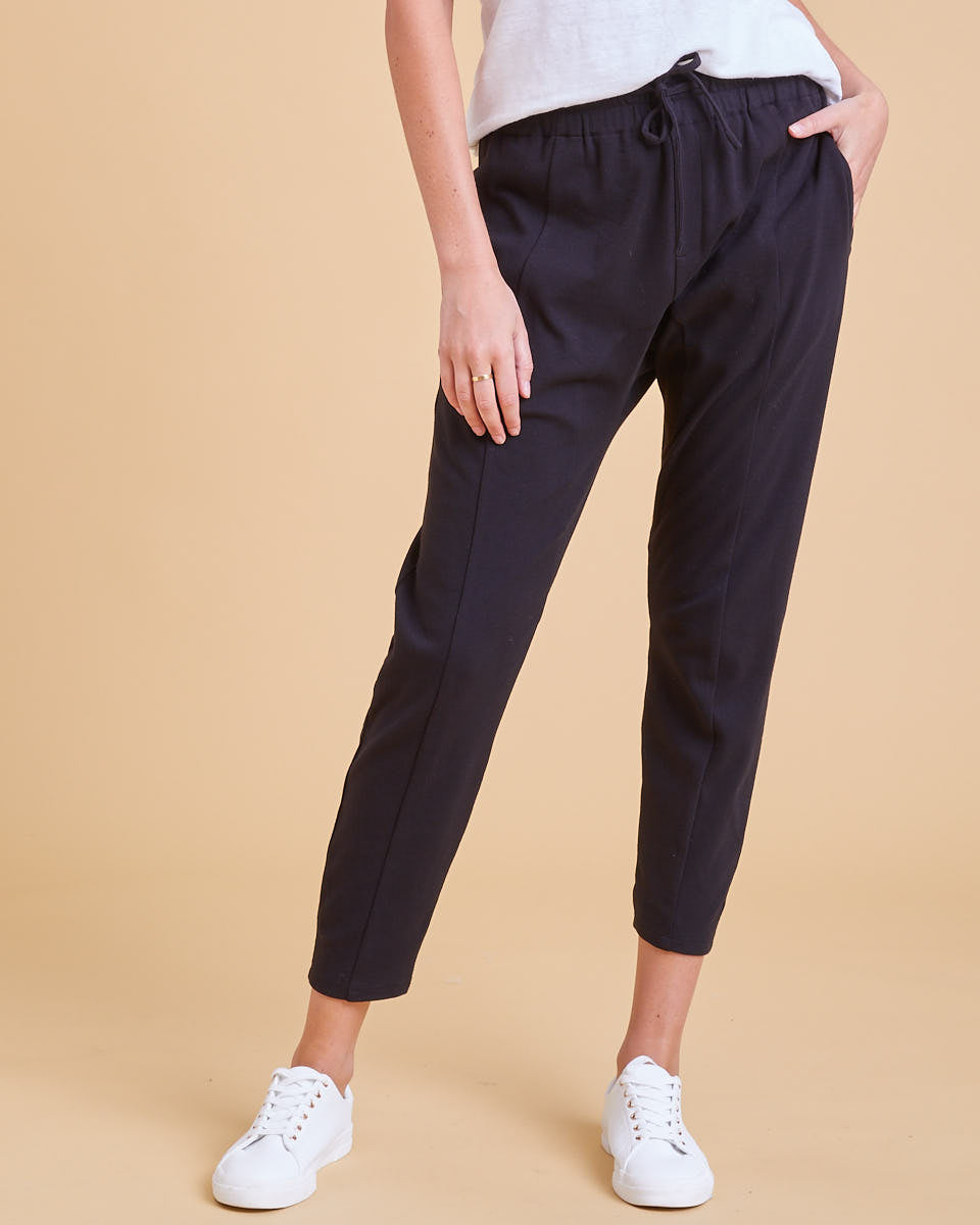 Taylor Over Tummy Joggers - Black