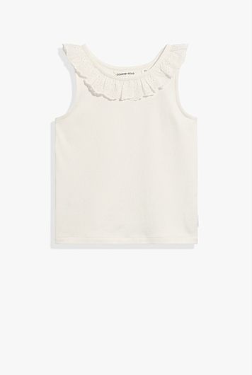Marshmallow Organically Grown Cotton Tank - WOMEN T-Shirts & Tops