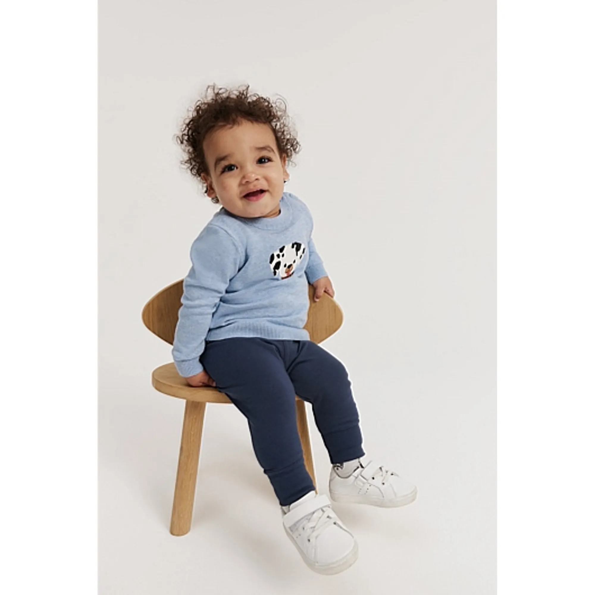 Country Road Organically Grown Cotton Fold-over Soft Pant Navy