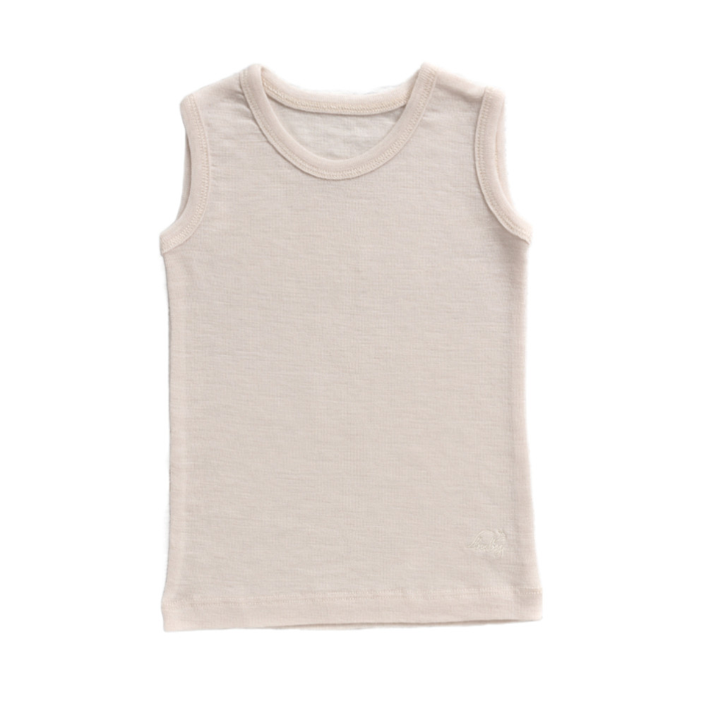 Cream on sale baby vest