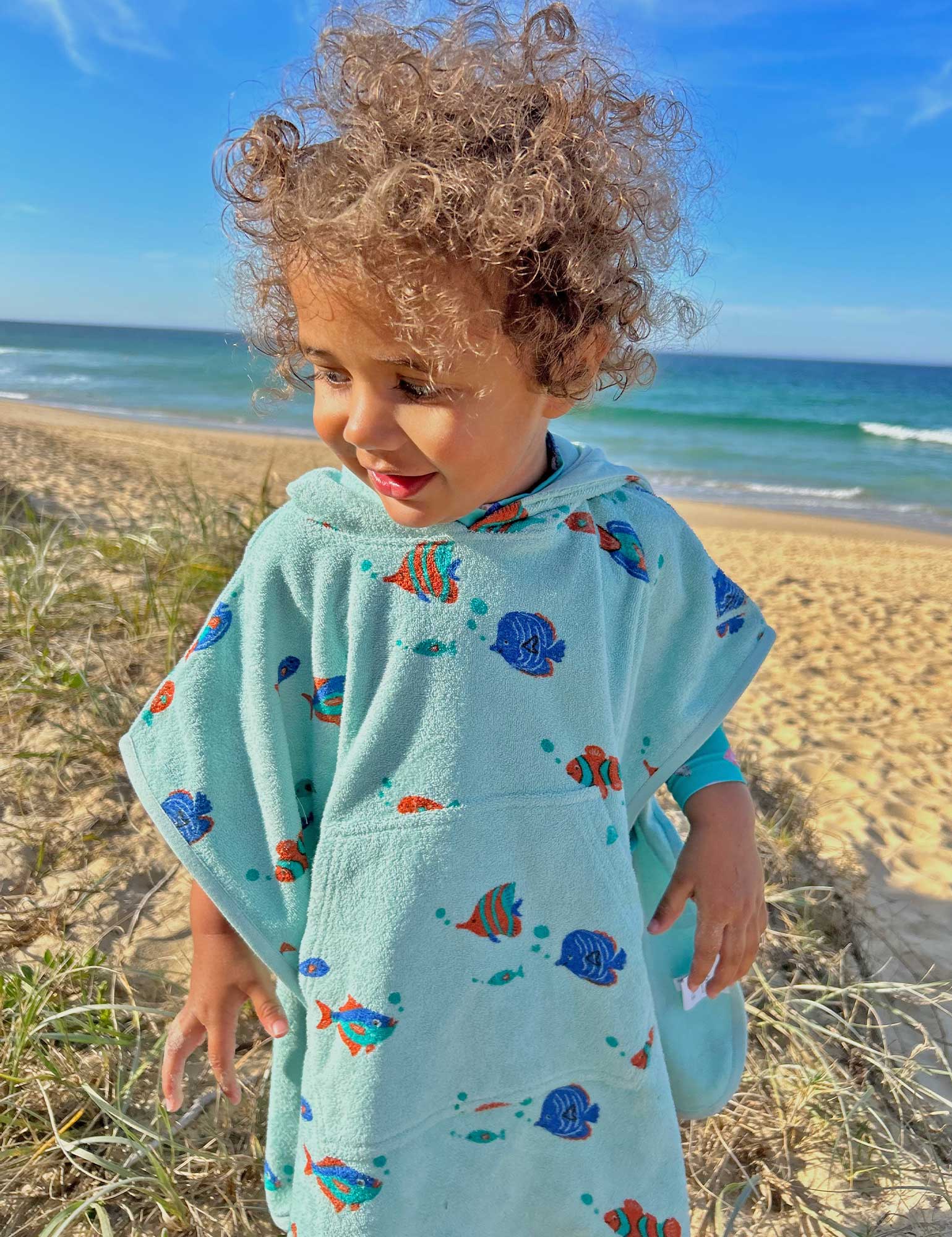 Beach discount poncho baby