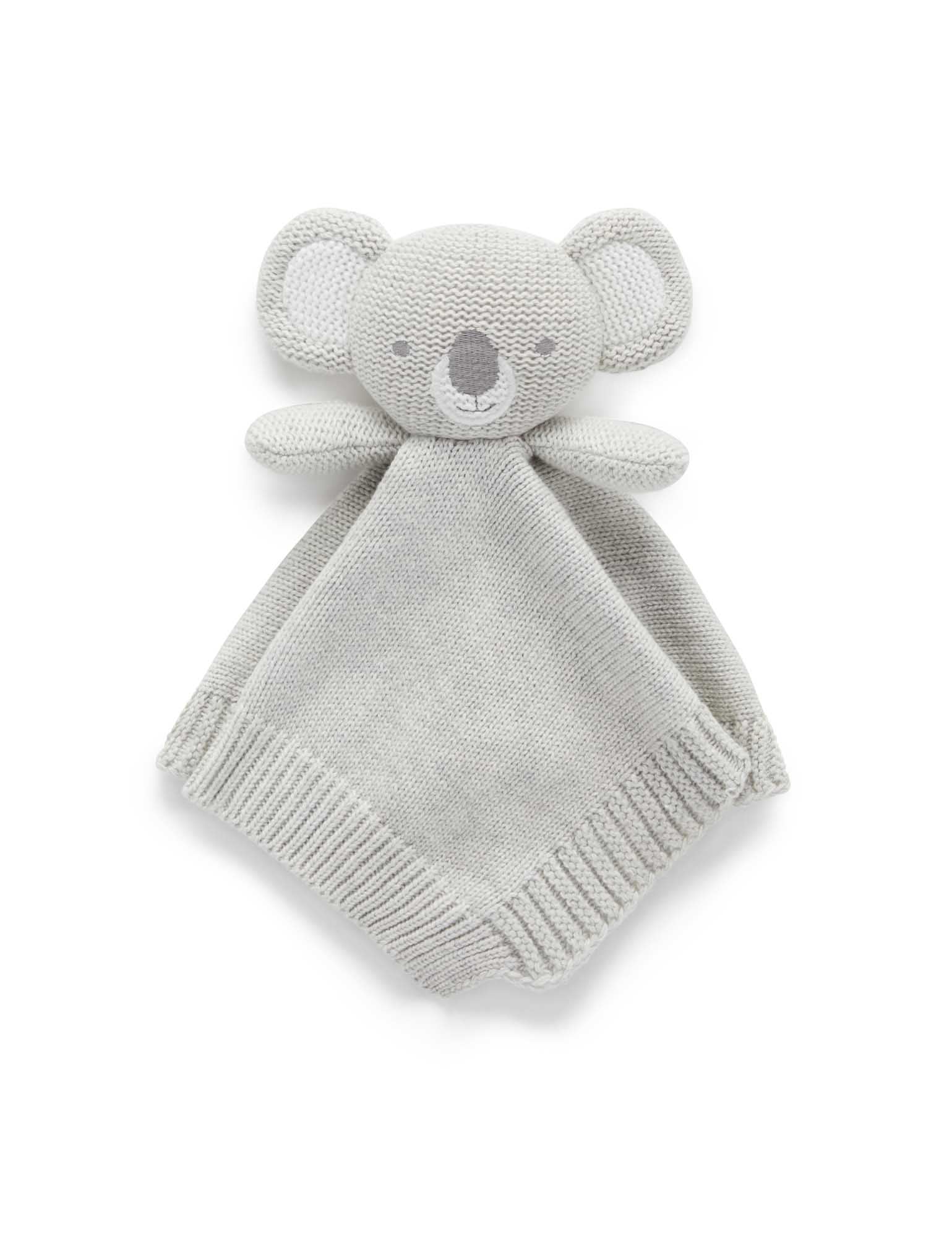 Purebaby Knitted Comforter, Grey