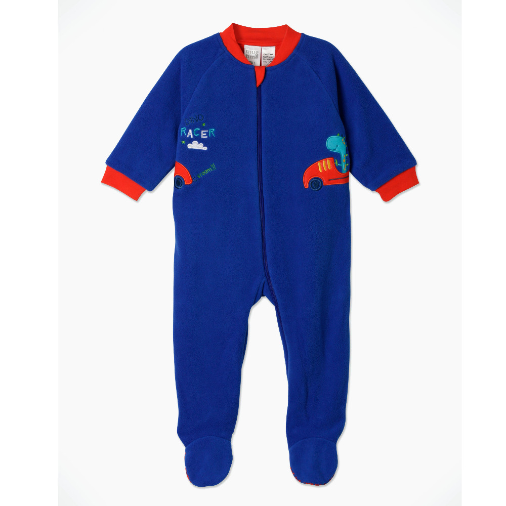 Snugtime Lined Polar Fleece Blanket Sleeper Blue Baby Onesies Baby Bunting AU