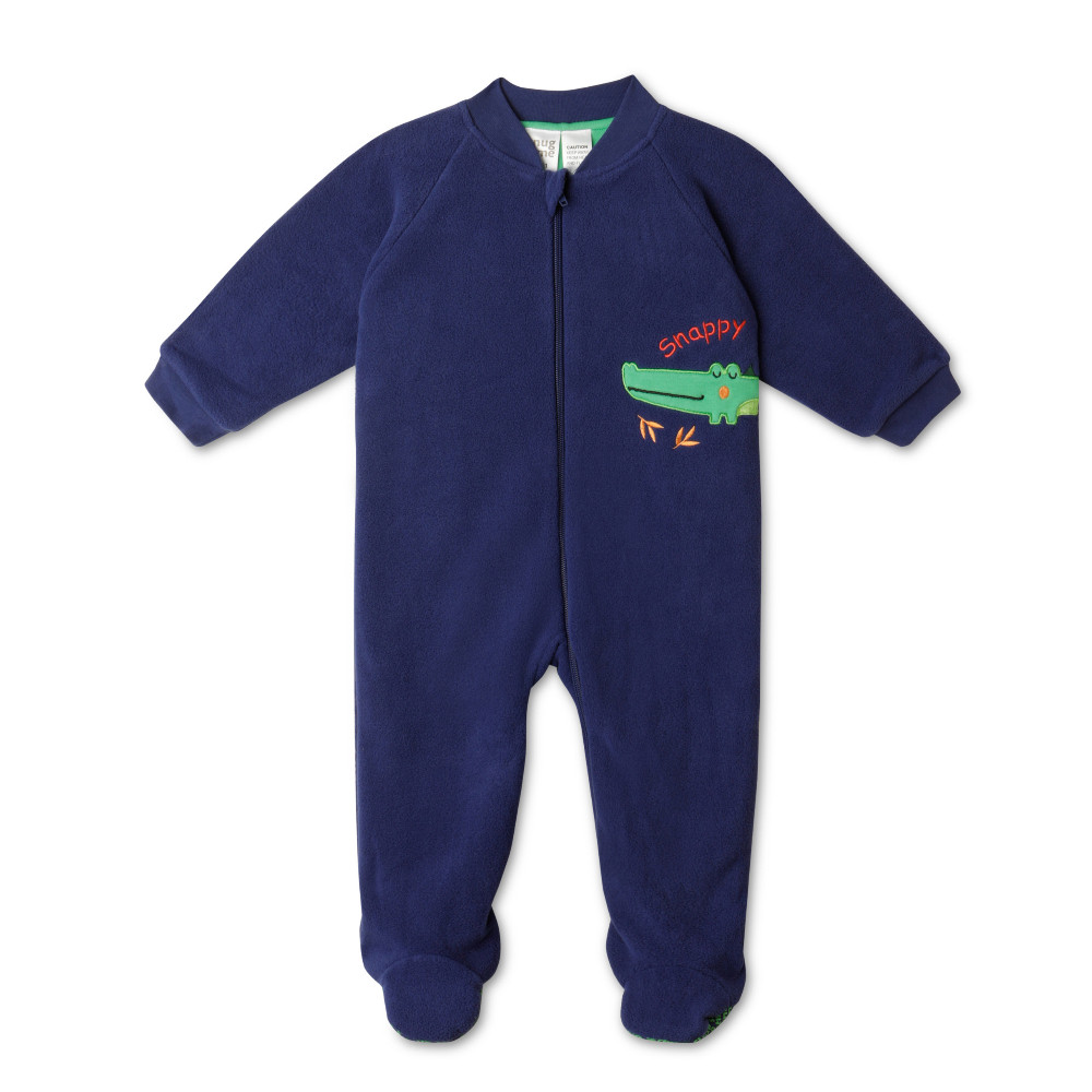 Snugtime Lined Polar Fleece Sleeper Blanket, Blue