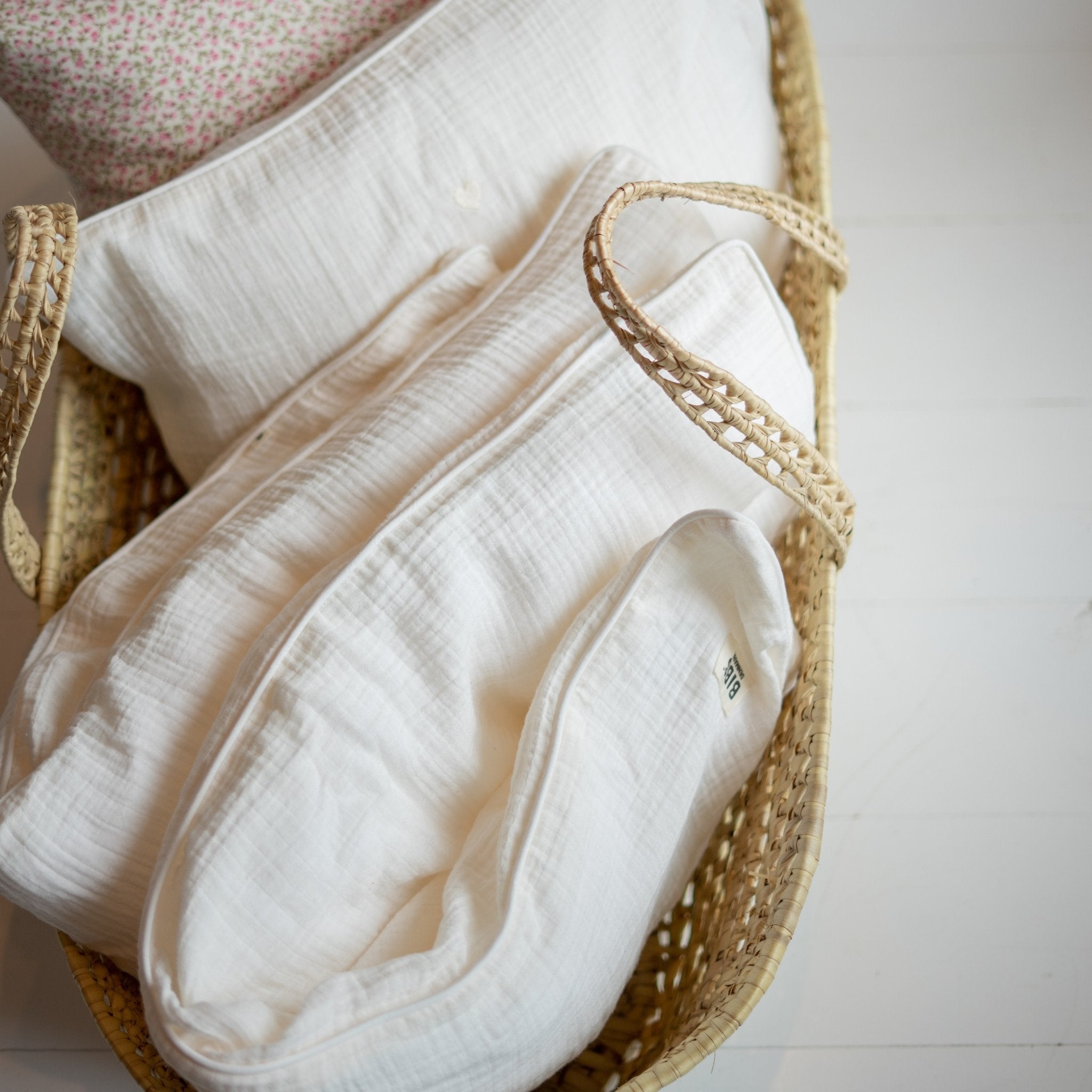 Bibs Bedding 70x100cm Ivory Cot Baby Bunting AU