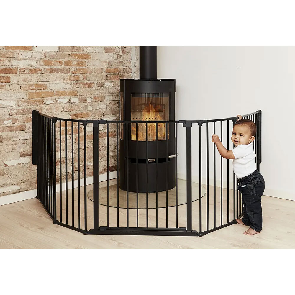 BabyDan Flex Configure Baby/Infant Safety Gate Black Baby Gates Baby Bunting AU