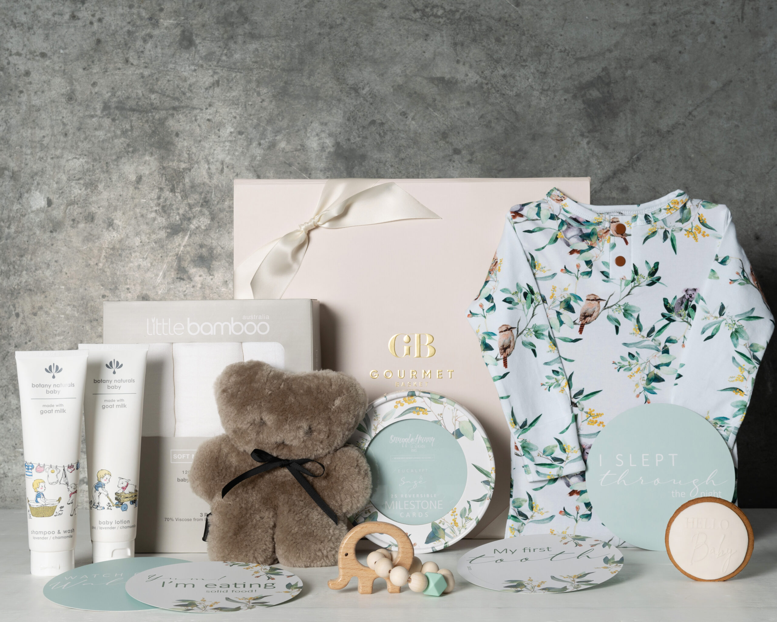 Gourmet Basket Trendy Little Baby Hamper Gift Hampers Baby Bunting AU