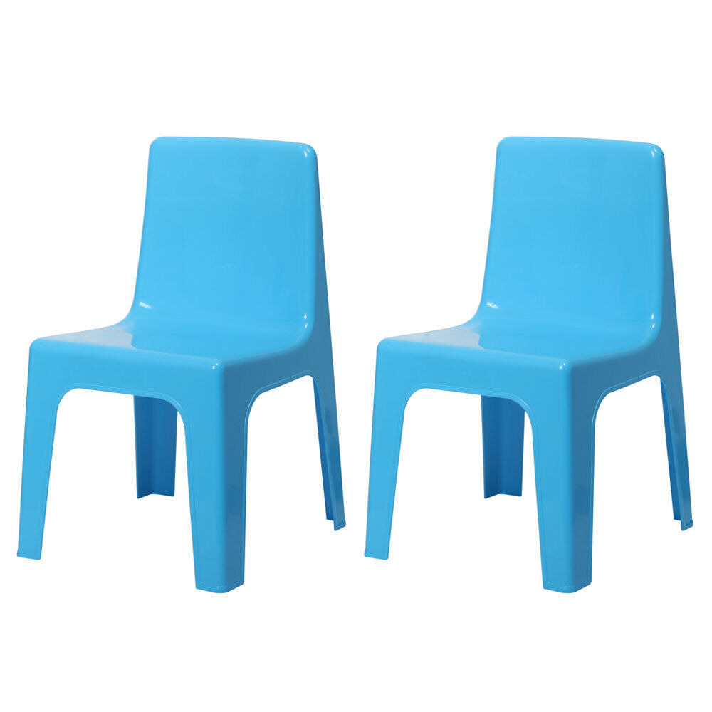 Tuff Play Chair Kids Seat Plastic Furniture Sky High Aqua 2 Pack