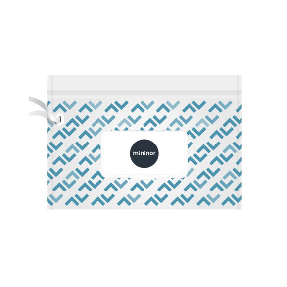Mininor Waterproof Travel Bag Resealable Storage for Dry Cleaning Wipes