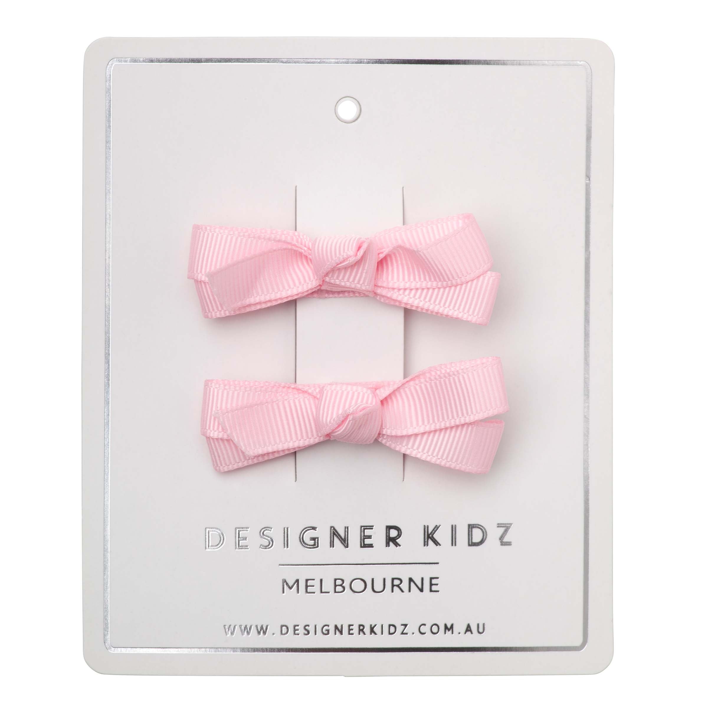 Designer Kidz Mini Pigtails Hair Clips Pink Baby Hair Clips Baby