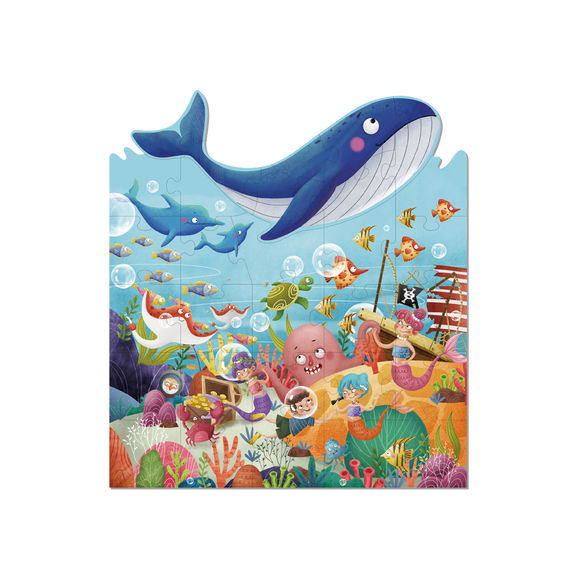 Tookyland Kids Marine Life Jigsaw Floor Puzzle - 30 Pack
