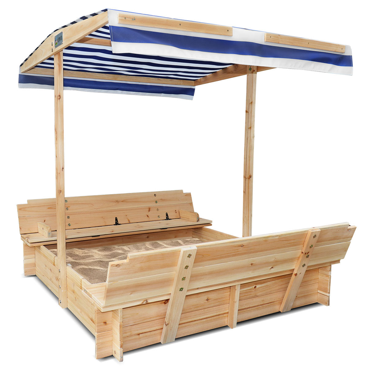 Lifespan Kids Skipper Sandpit with Canopy Beach Sand Baby Bunting AU