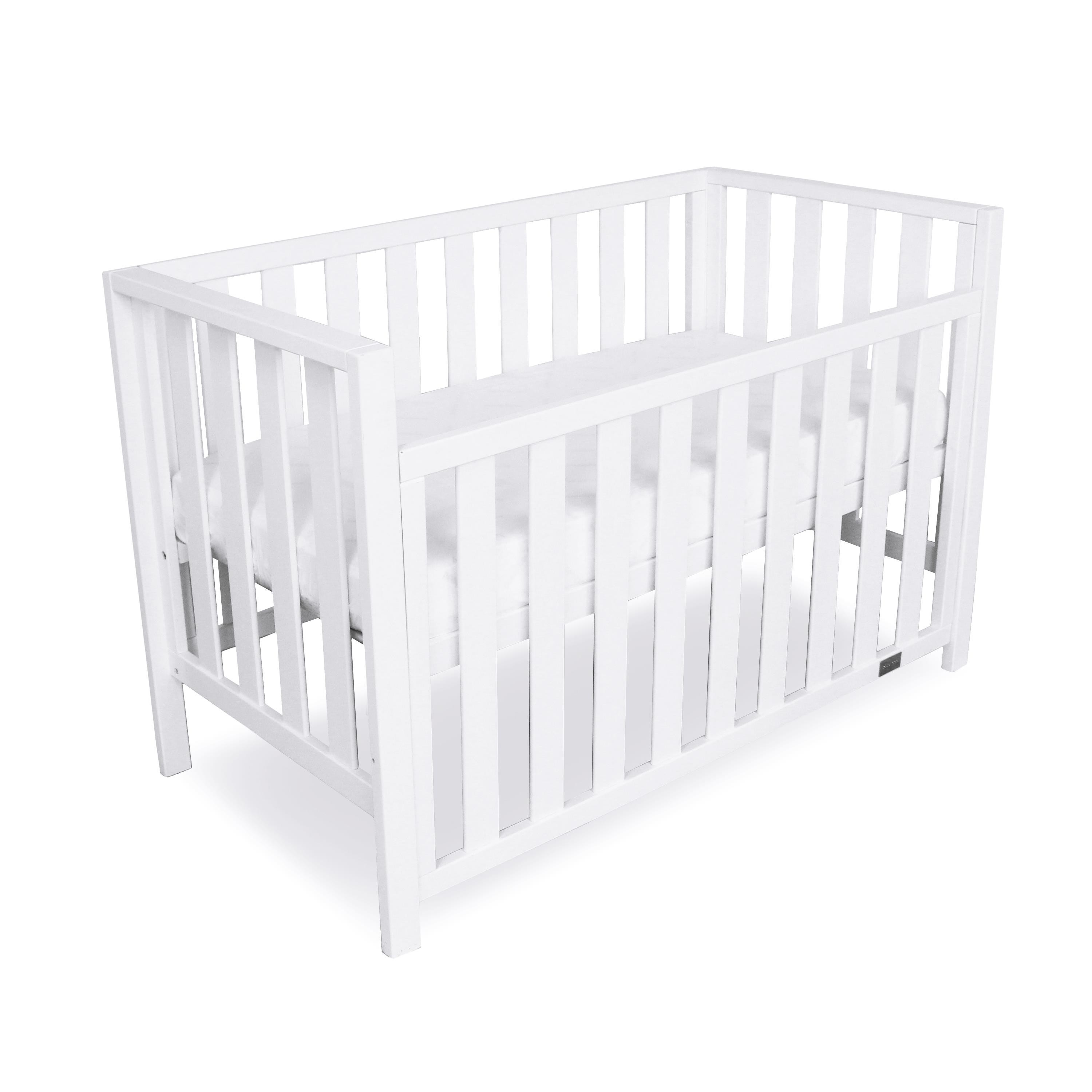 Babyhood Mali Compact Cot White Cots Baby Bunting AU