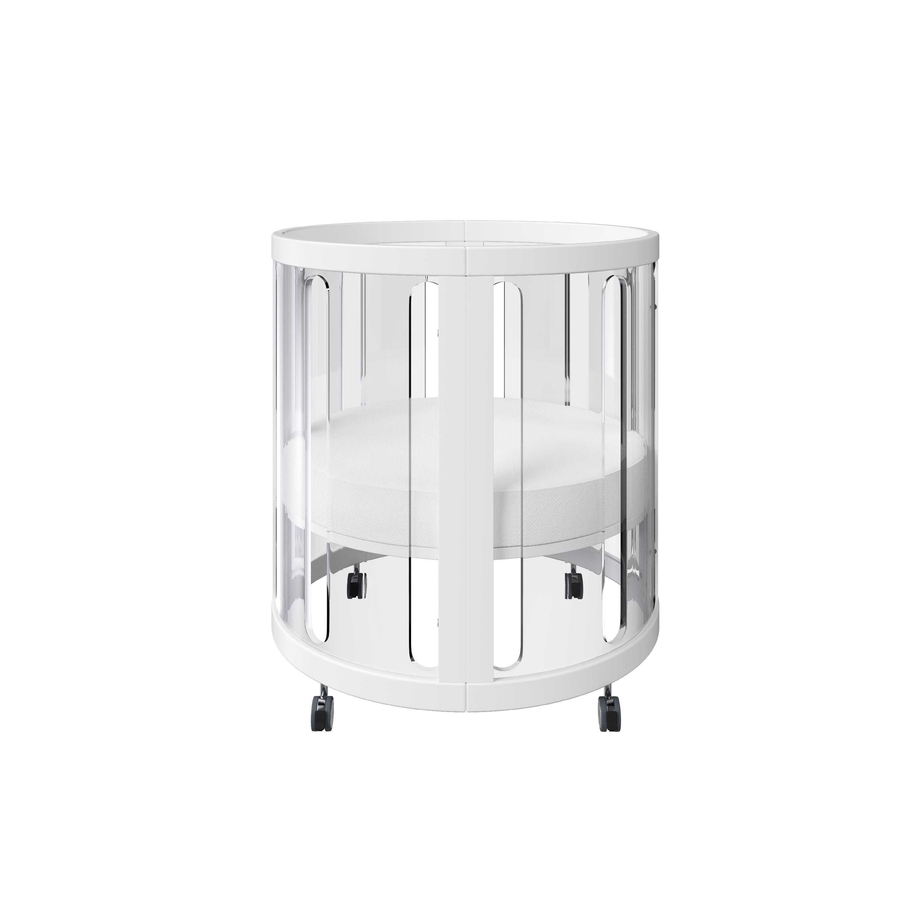 Babyhood Kaylula Sova Cot Clear Package White Cots Baby Bunting AU