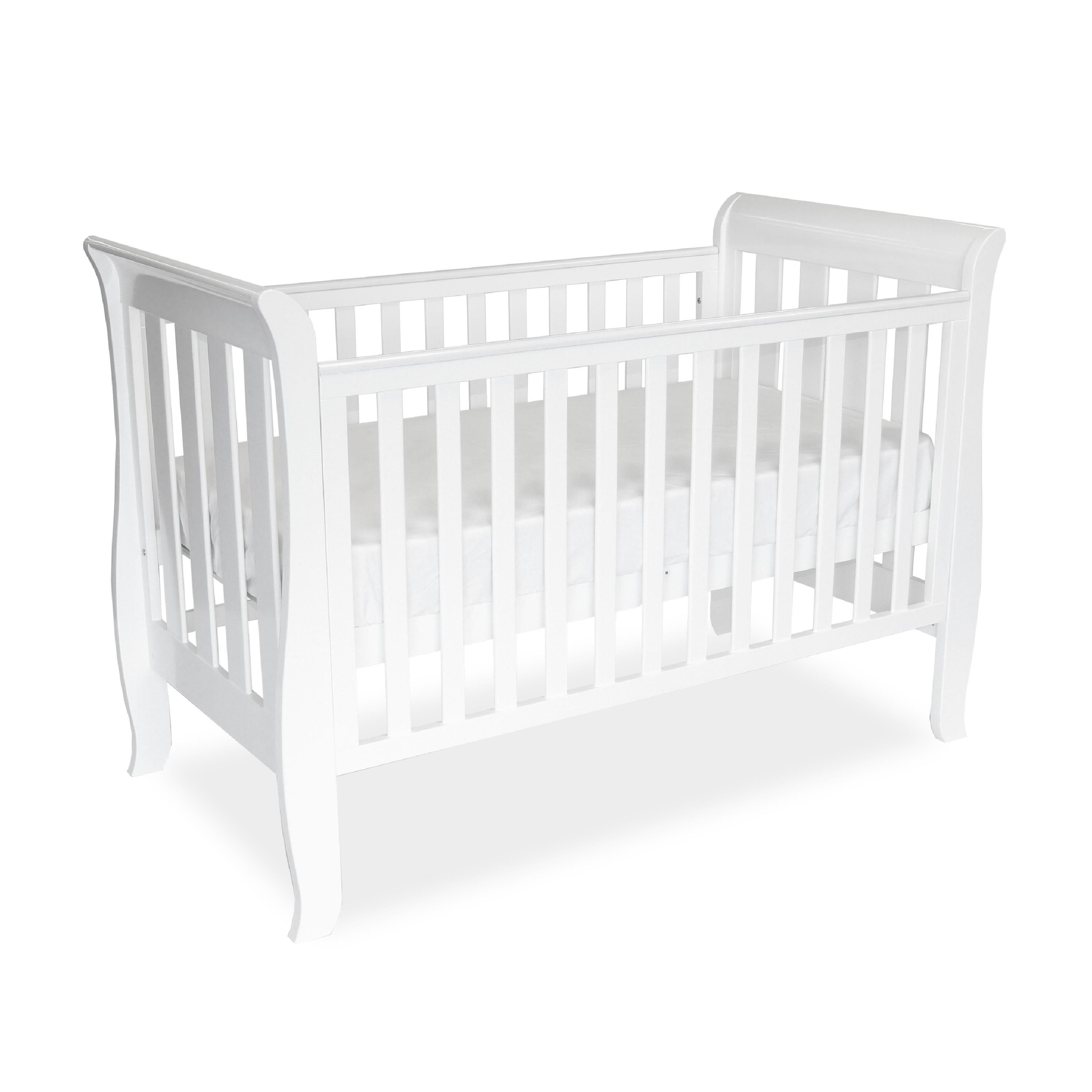 Babyhood sleigh cot sale