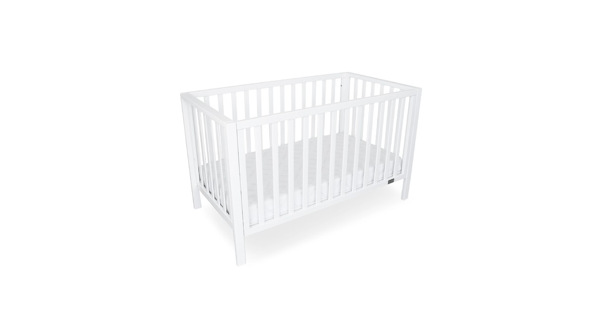 Babyhood Lulu Cot - White | Baby Bunting AU