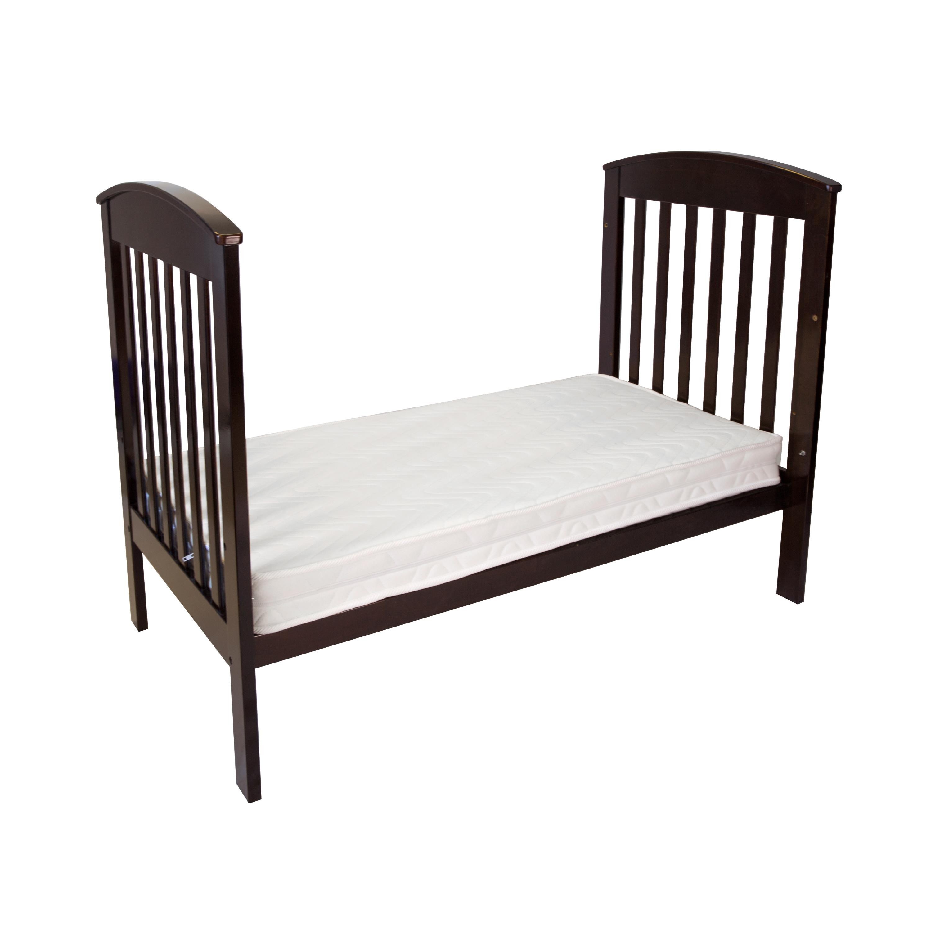 Babyhood Classic Curve Cot English Oak Cots Baby Bunting AU