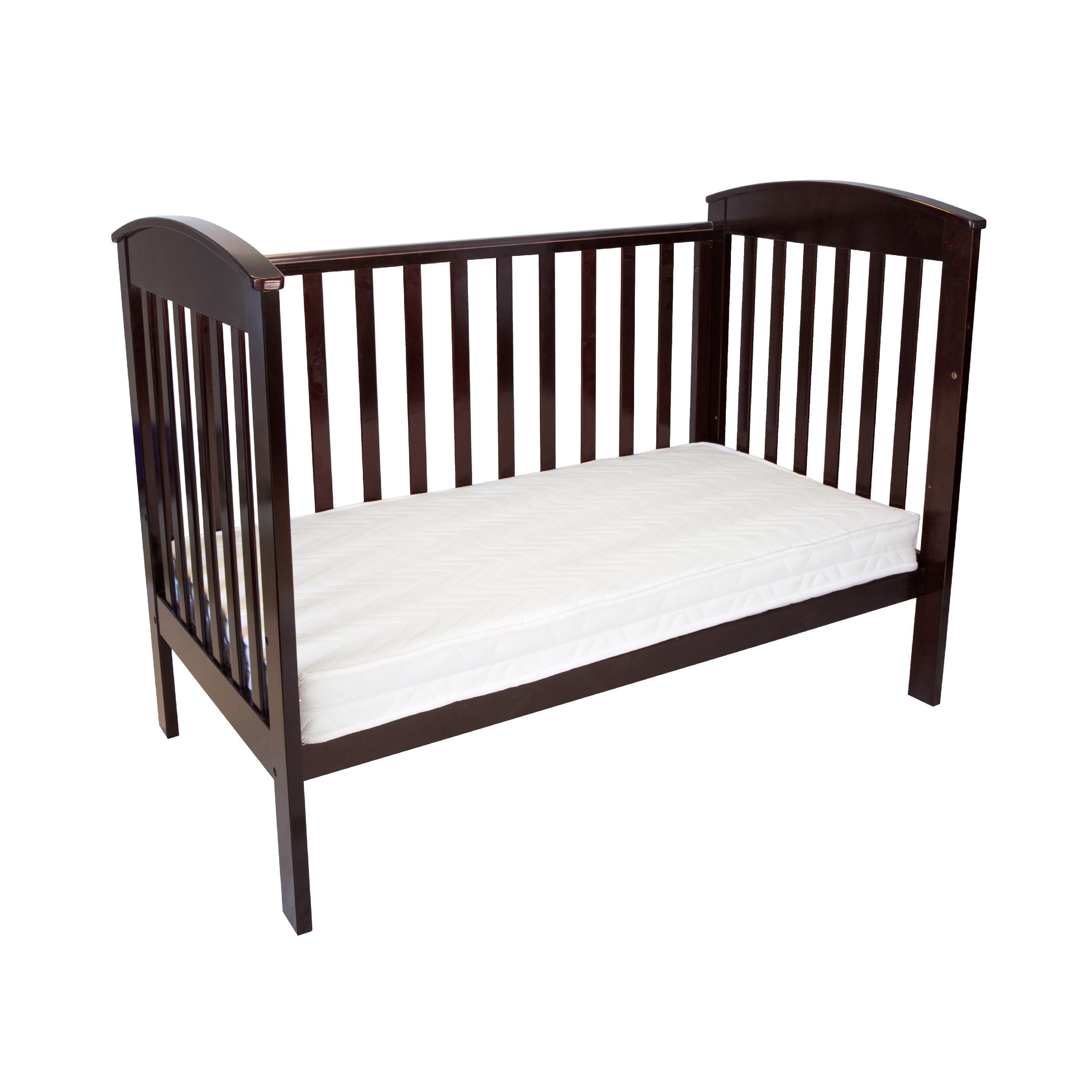 Babyhood Classic Curve Cot English Oak Cots Baby Bunting AU