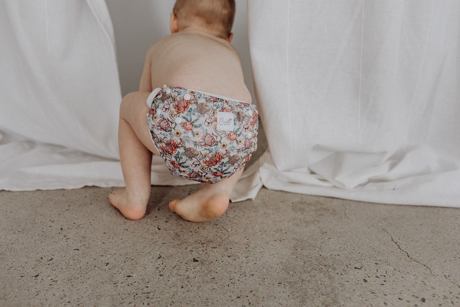 Bubba Bump Baby Swim Nappy Secret Garden Cloth Baby Bunting AU