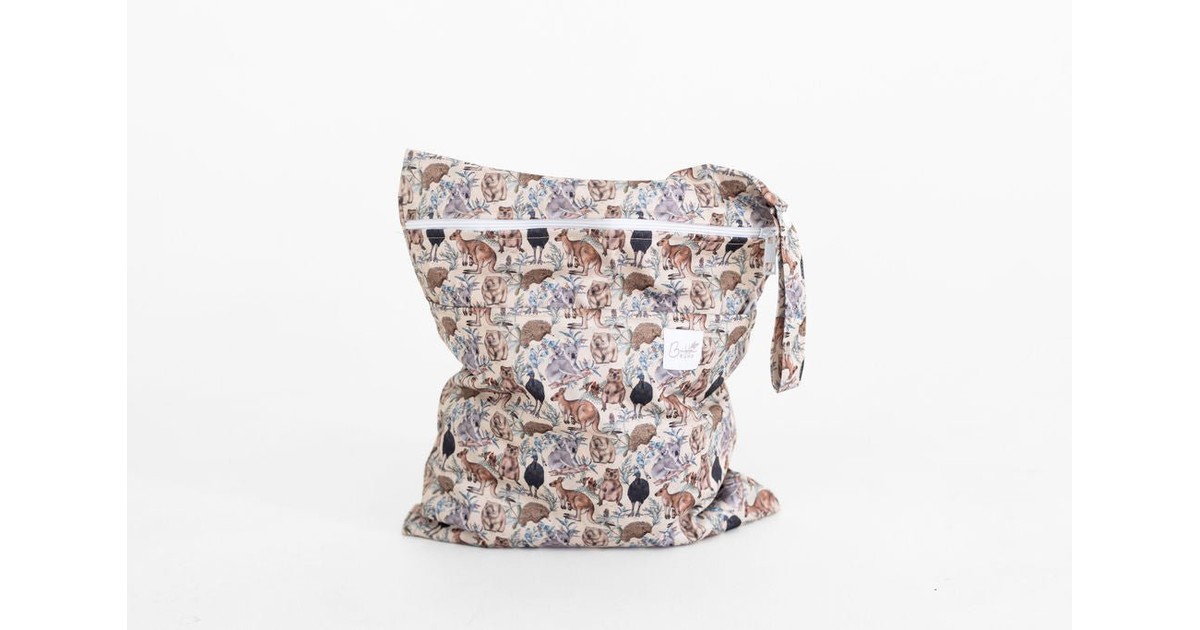 Bubba Bump Reusable Wet Bag Australiana Baby Bunting AU