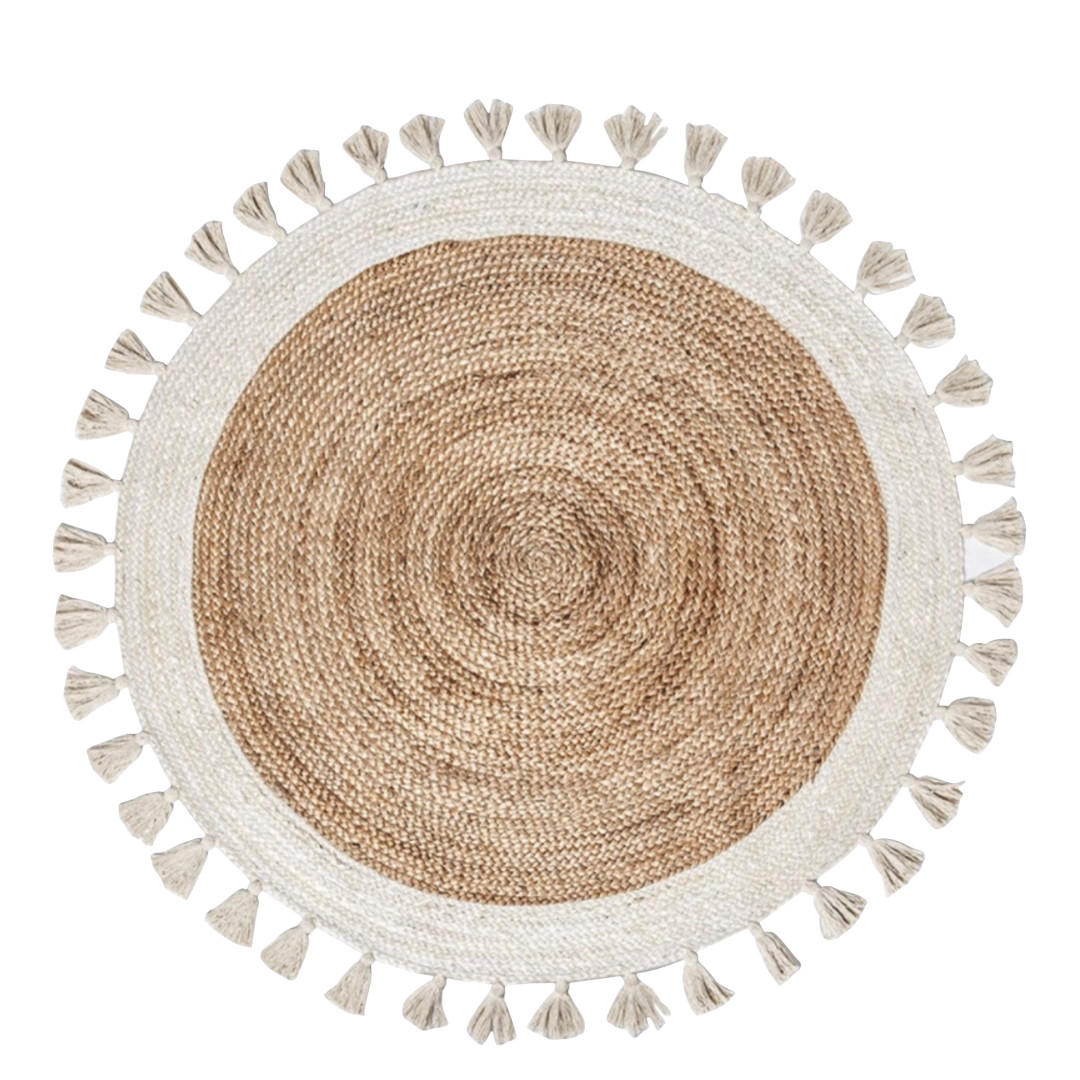 Jute Rug, Gardenya Pineapple Jute , Double-Sided Jute, Circular Jute Rug, Round Jute Rug,Knitted Rug,Knitted store Carpet,Wicker Jute, Wicker Rugs