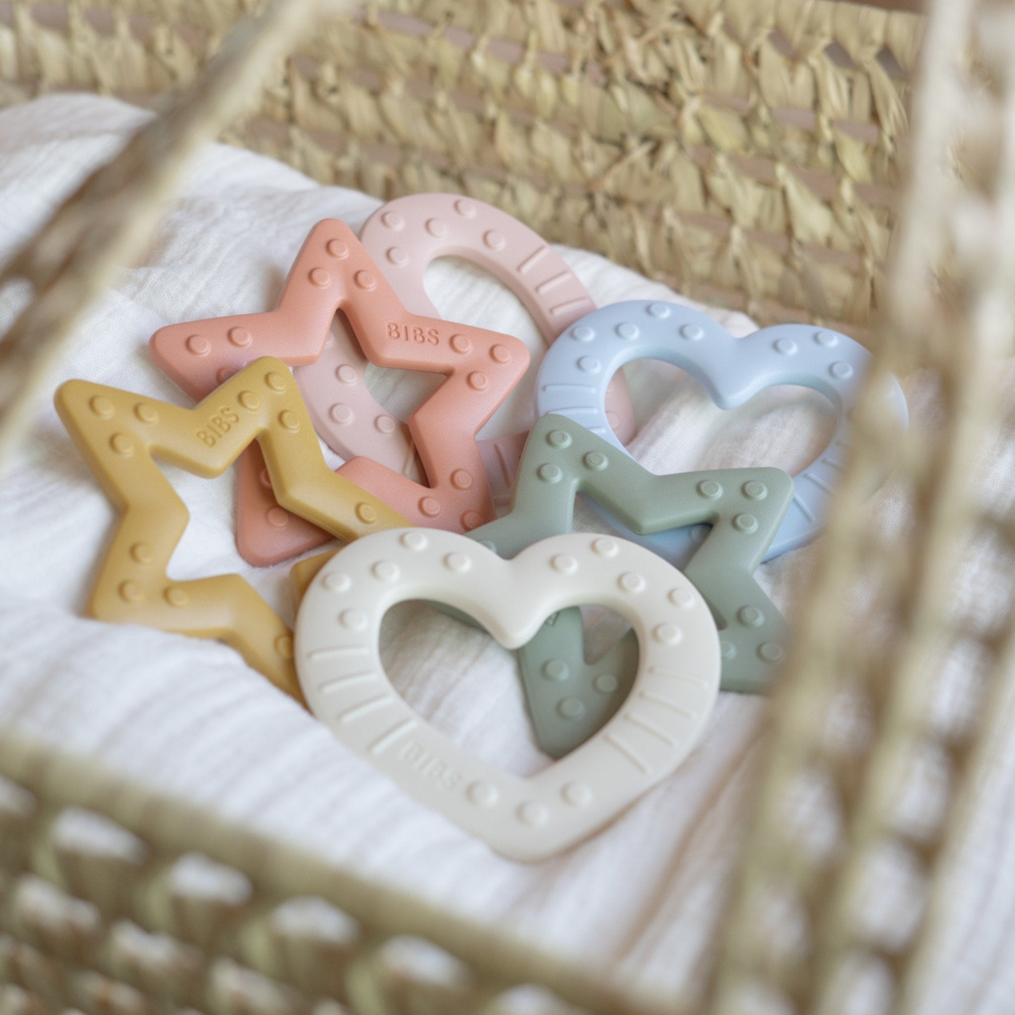Bibs Bitie Star Baby Blue Teethers Baby Bunting AU