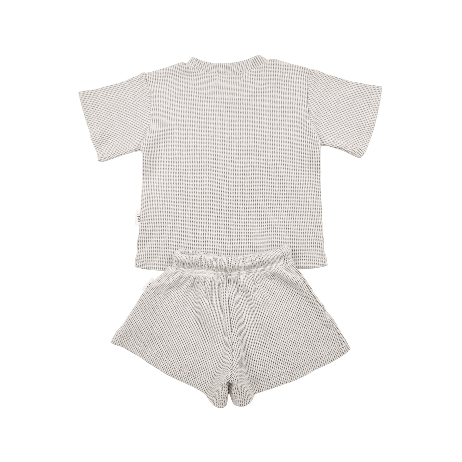 soll. the label Kids Waffle Set - Grey | Co-Ordinated Sets | Baby