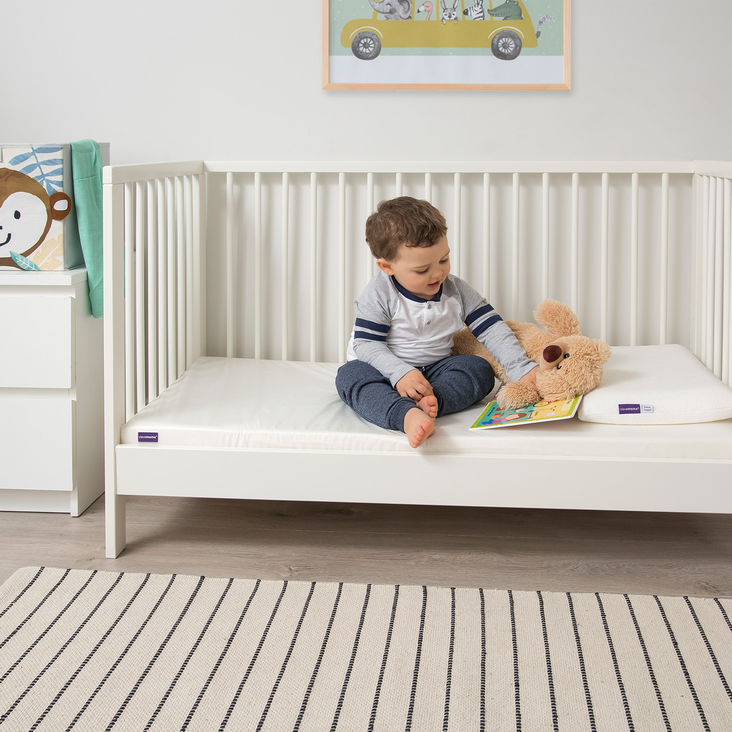 ClevaMama Waterproof Mattress - Cot Size | Mattresses | Baby Bunting AU