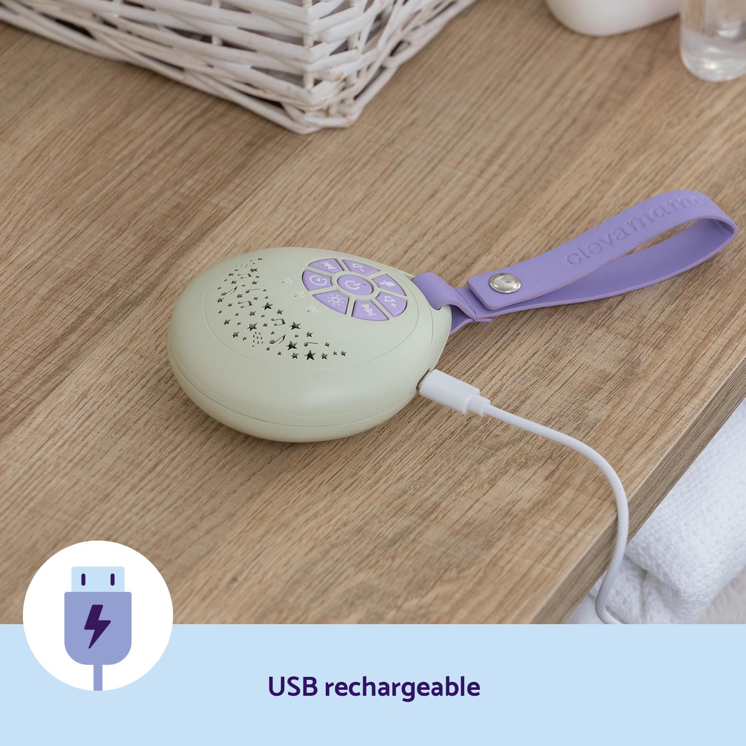 Clevamama Sound to Sleep with Reiki sounds & white noise Night