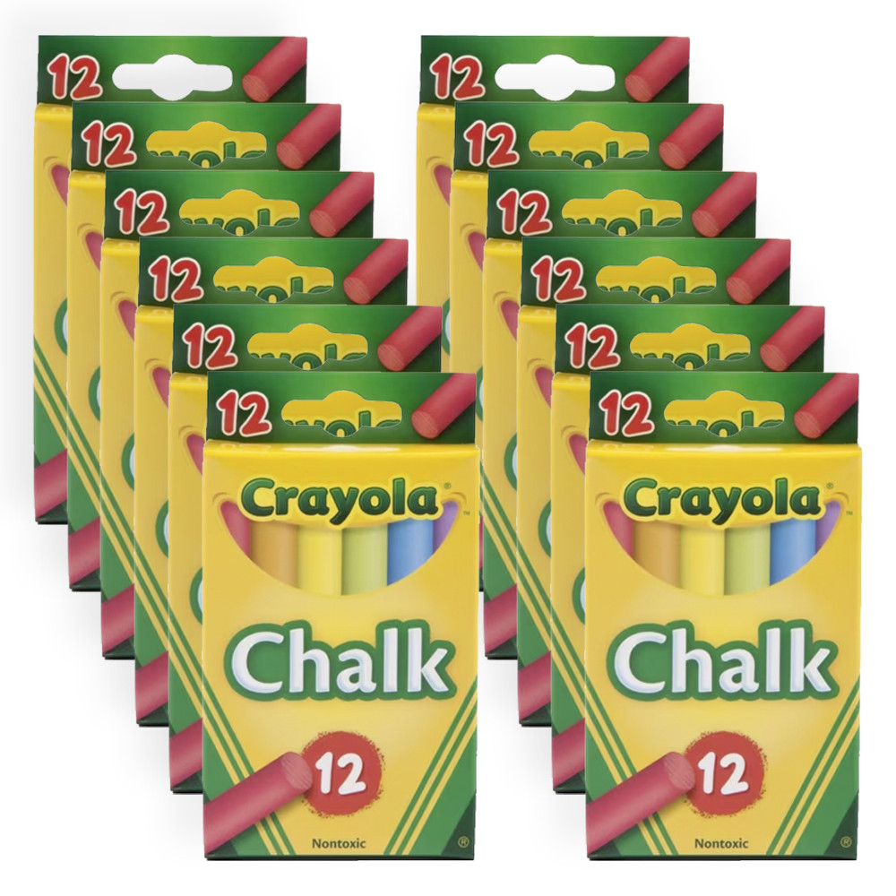 Crayola Kids/Childrens Creative Blackboard Colouring Draw Chalk Set