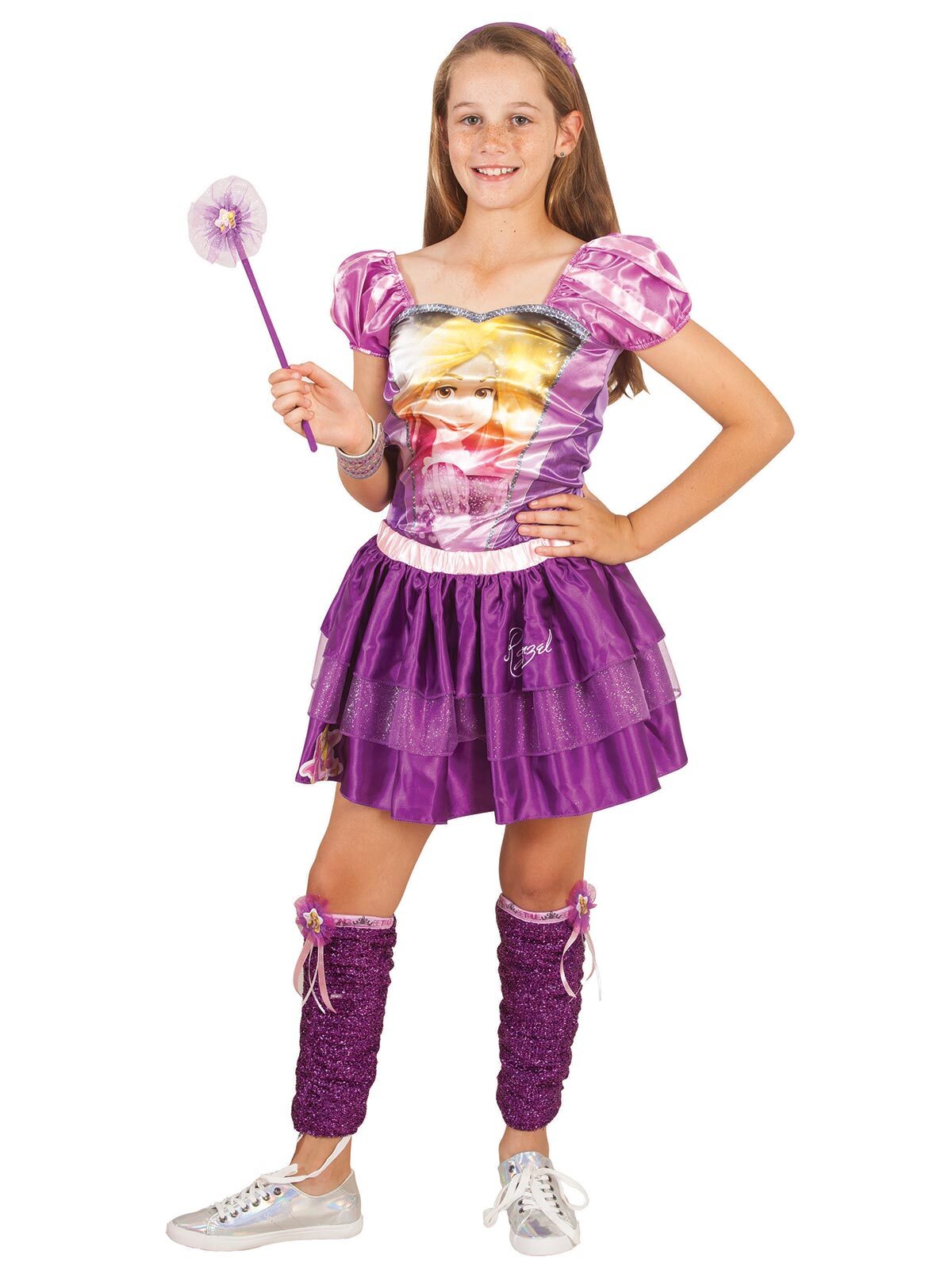 Disney Princess Tangled Rapunzel Halloween Costume Legwear Girls Leg ...