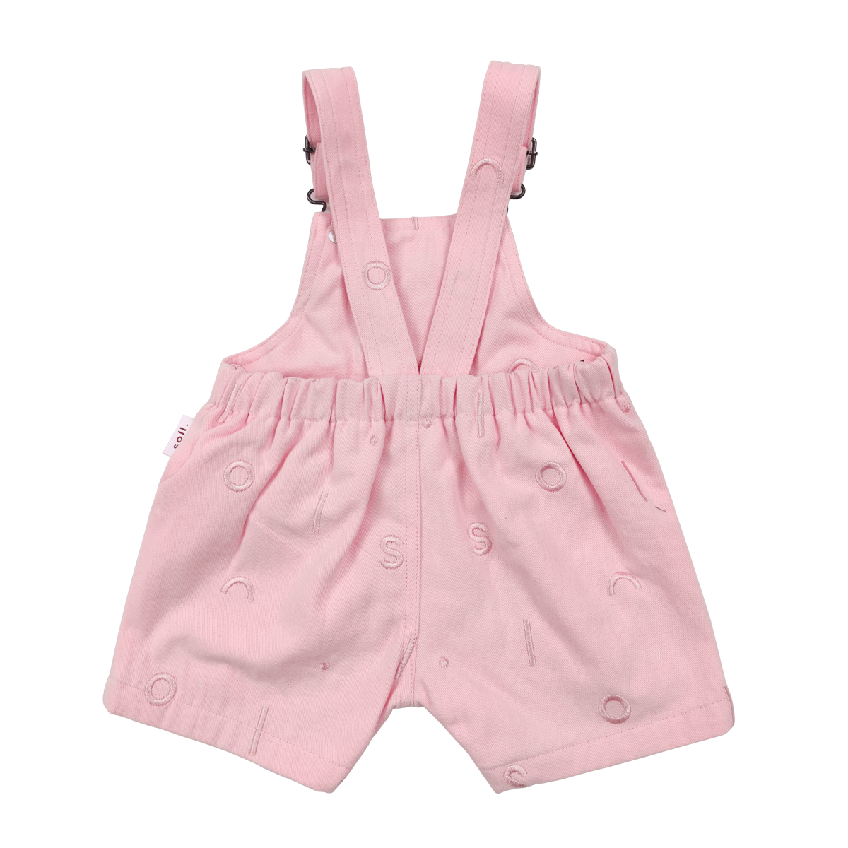 soll. the label Soll Pattern Short Overall Pink Baby Onesies Baby